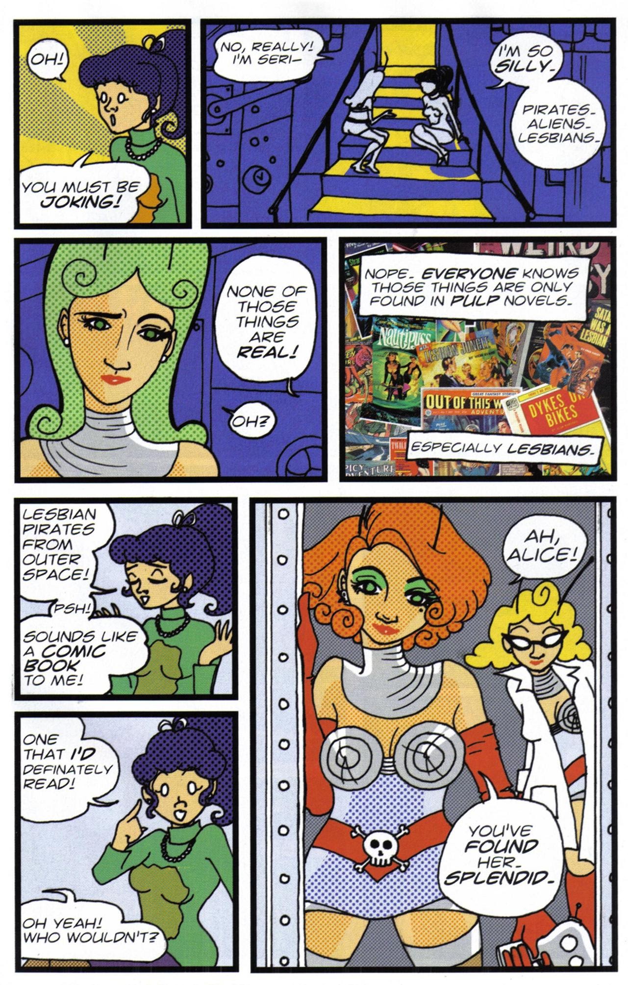 Read online I Was Kidnapped By Lesbian Pirates From Outer Space comic -  Issue #1 - 17