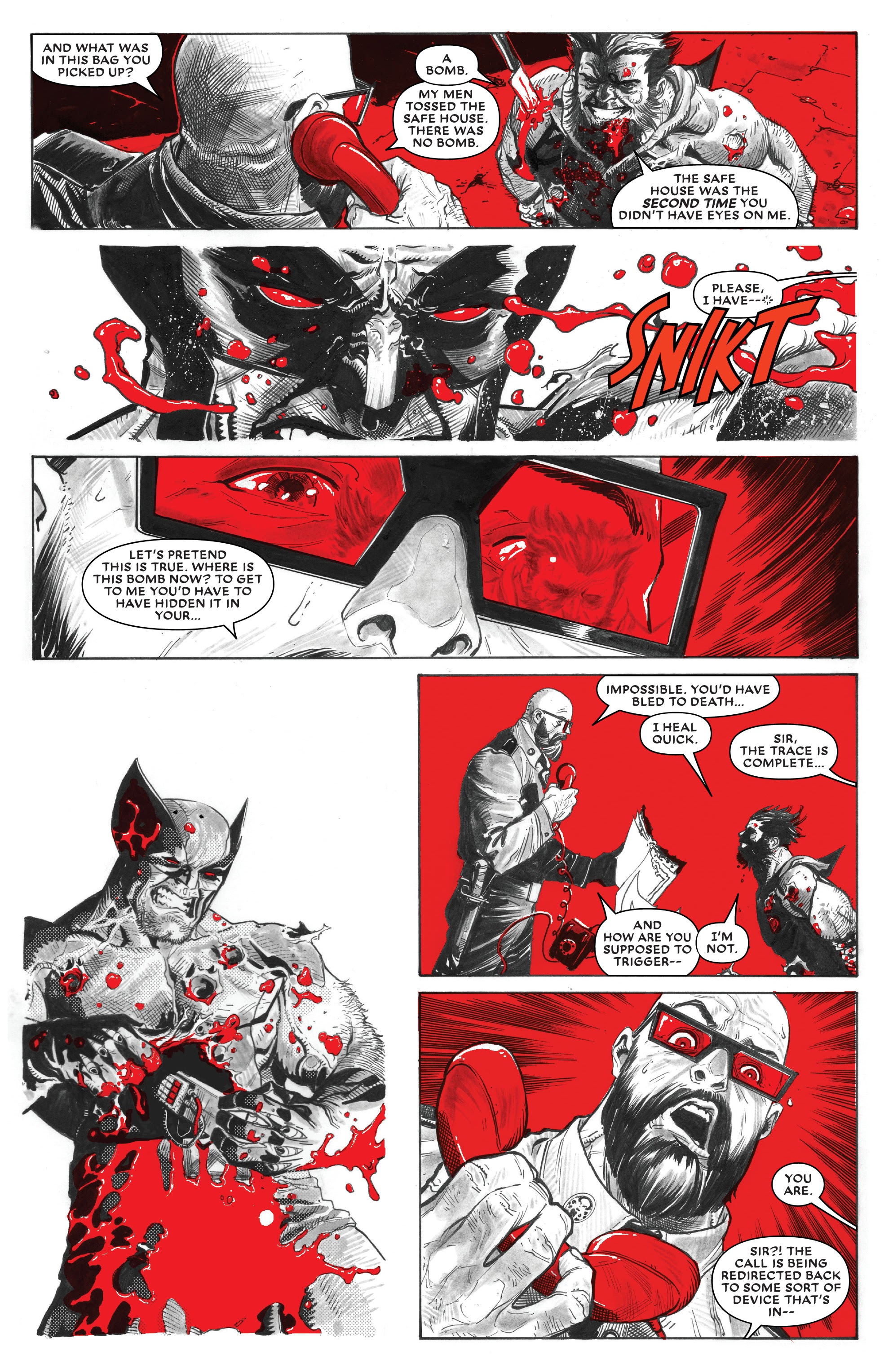 Read online Wolverine: Black, White & Blood comic -  Issue #1 - 18