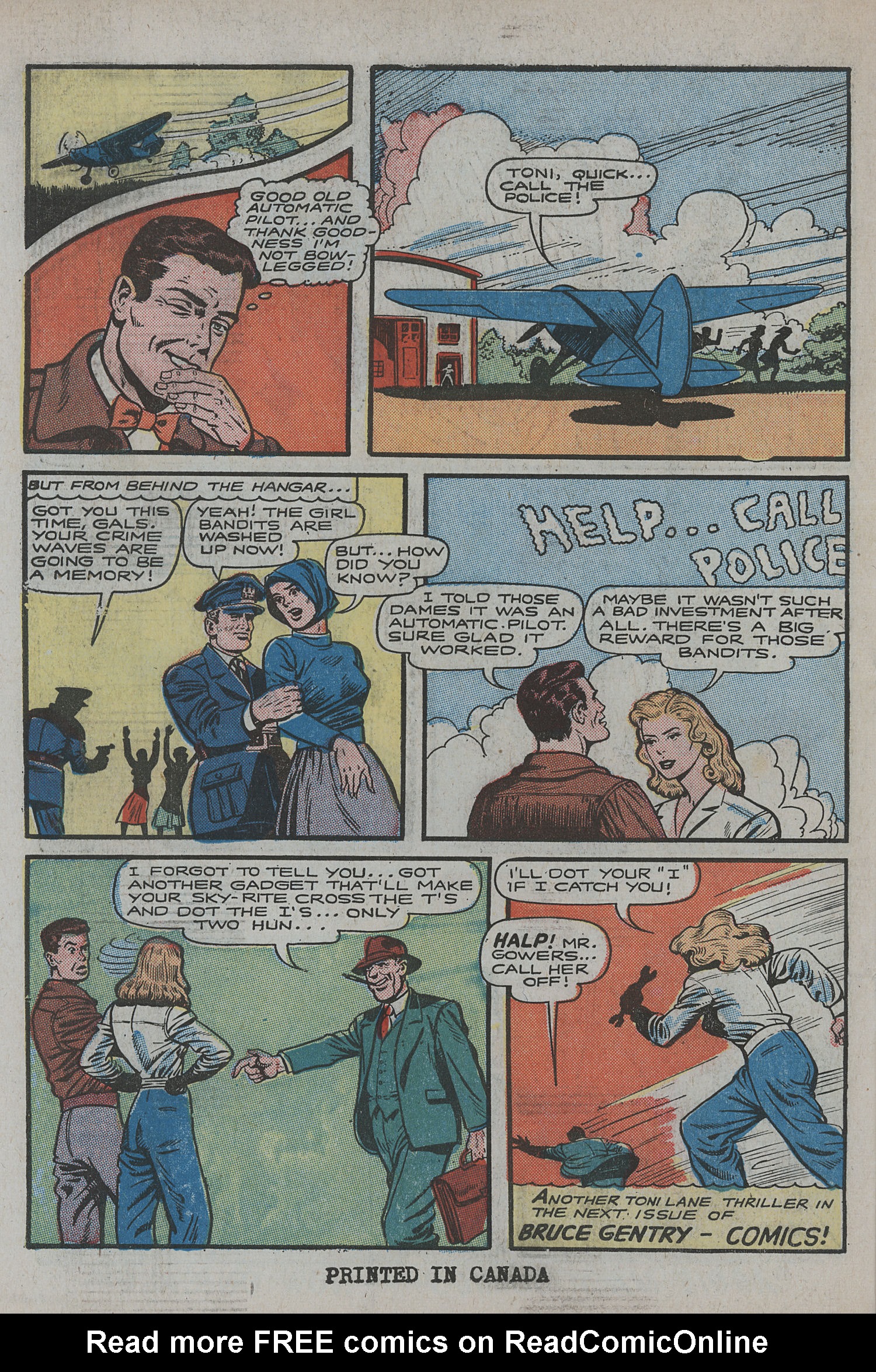 Read online Bruce Gentry comic -  Issue #1 - 34