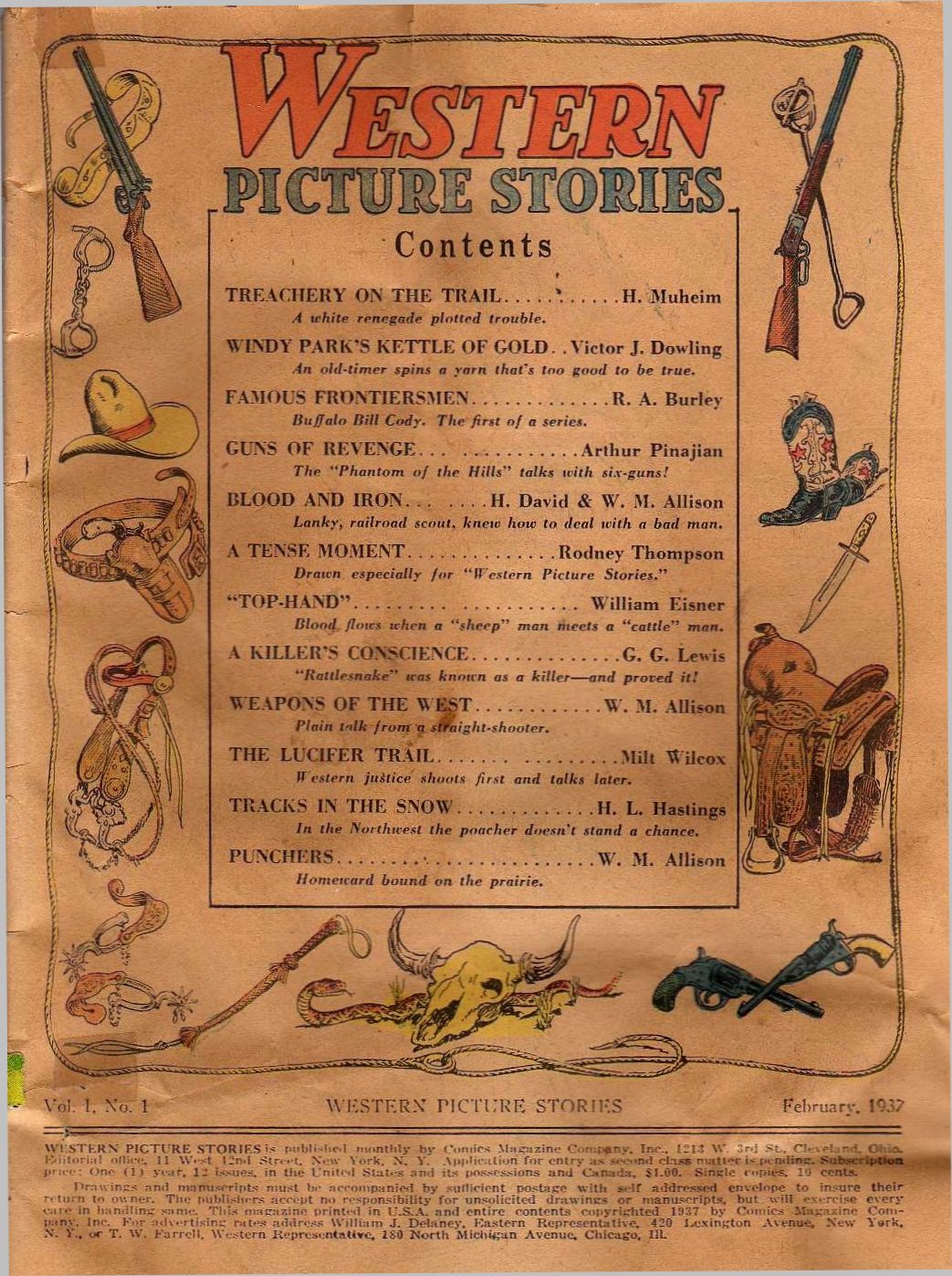 Read online Western Picture Stories comic -  Issue #1 - 2
