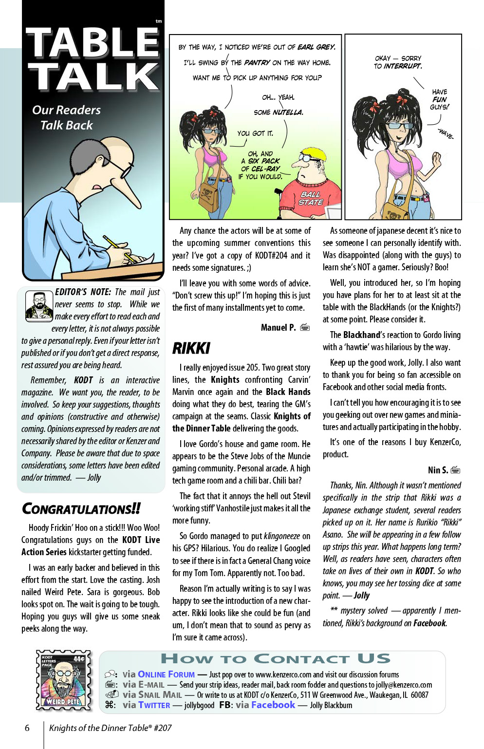 Read online Knights of the Dinner Table comic -  Issue #207 - 8