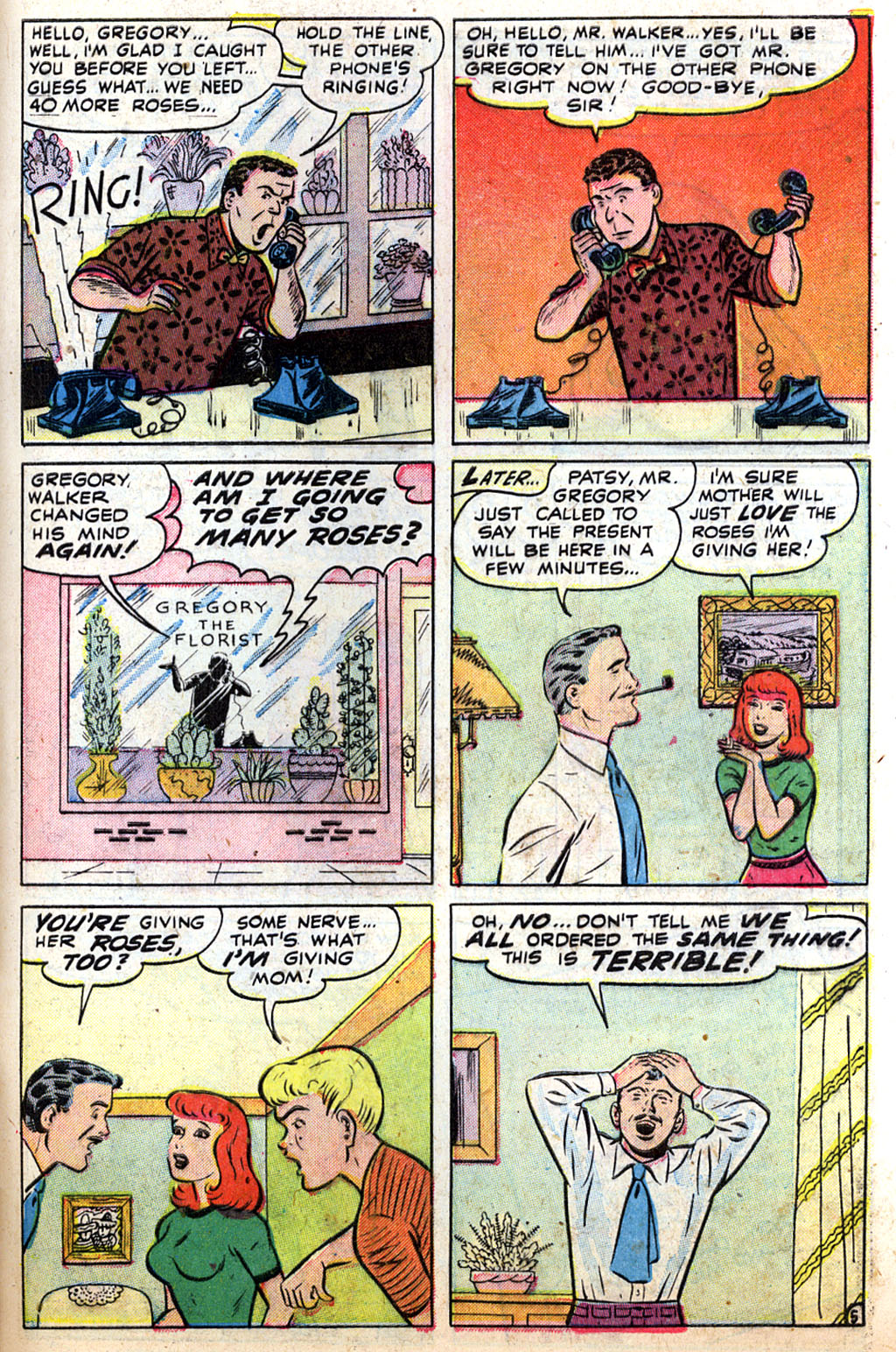 Read online Patsy Walker comic -  Issue #43 - 47