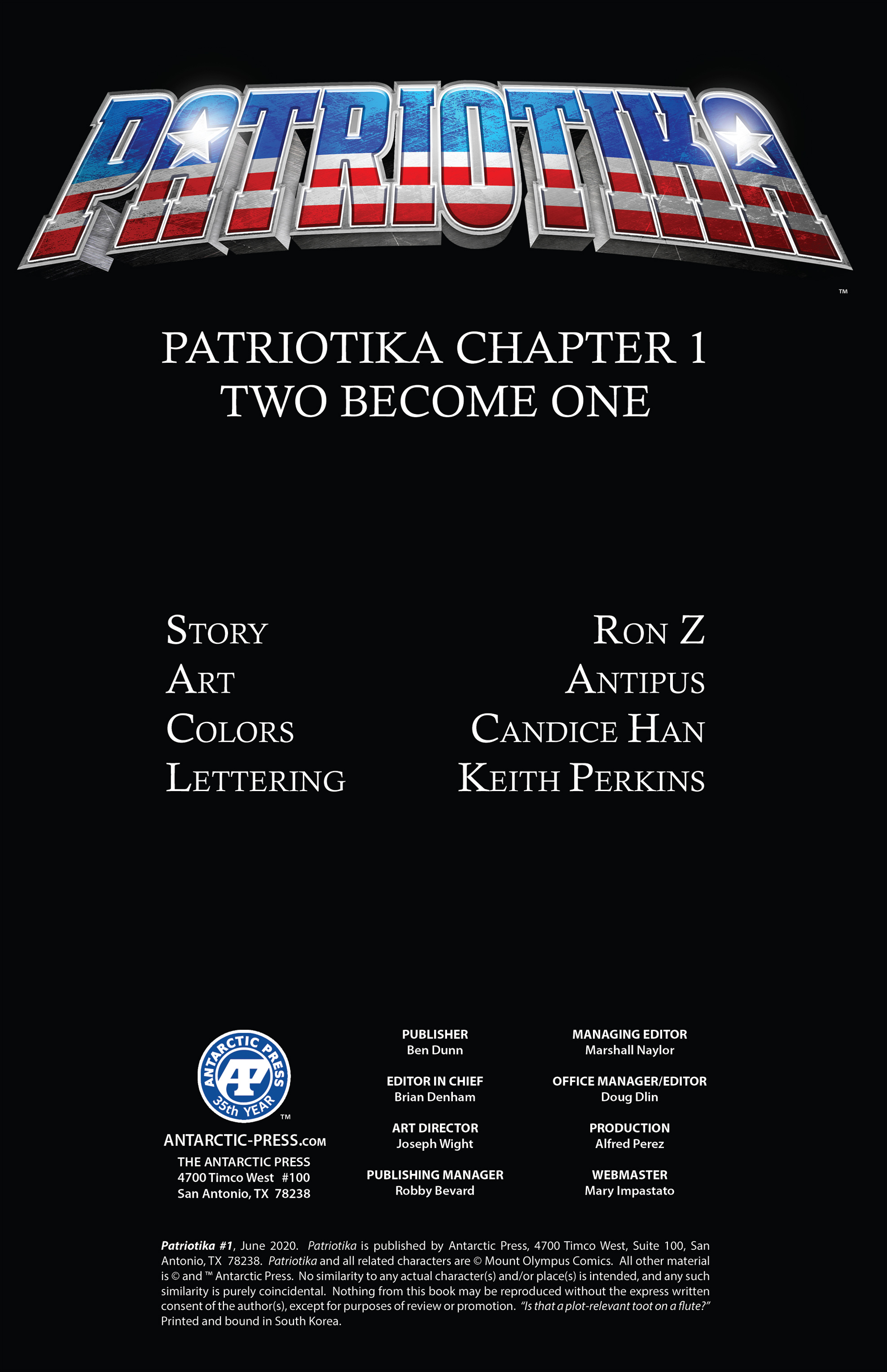 Read online Patriotika comic -  Issue #1 - 2