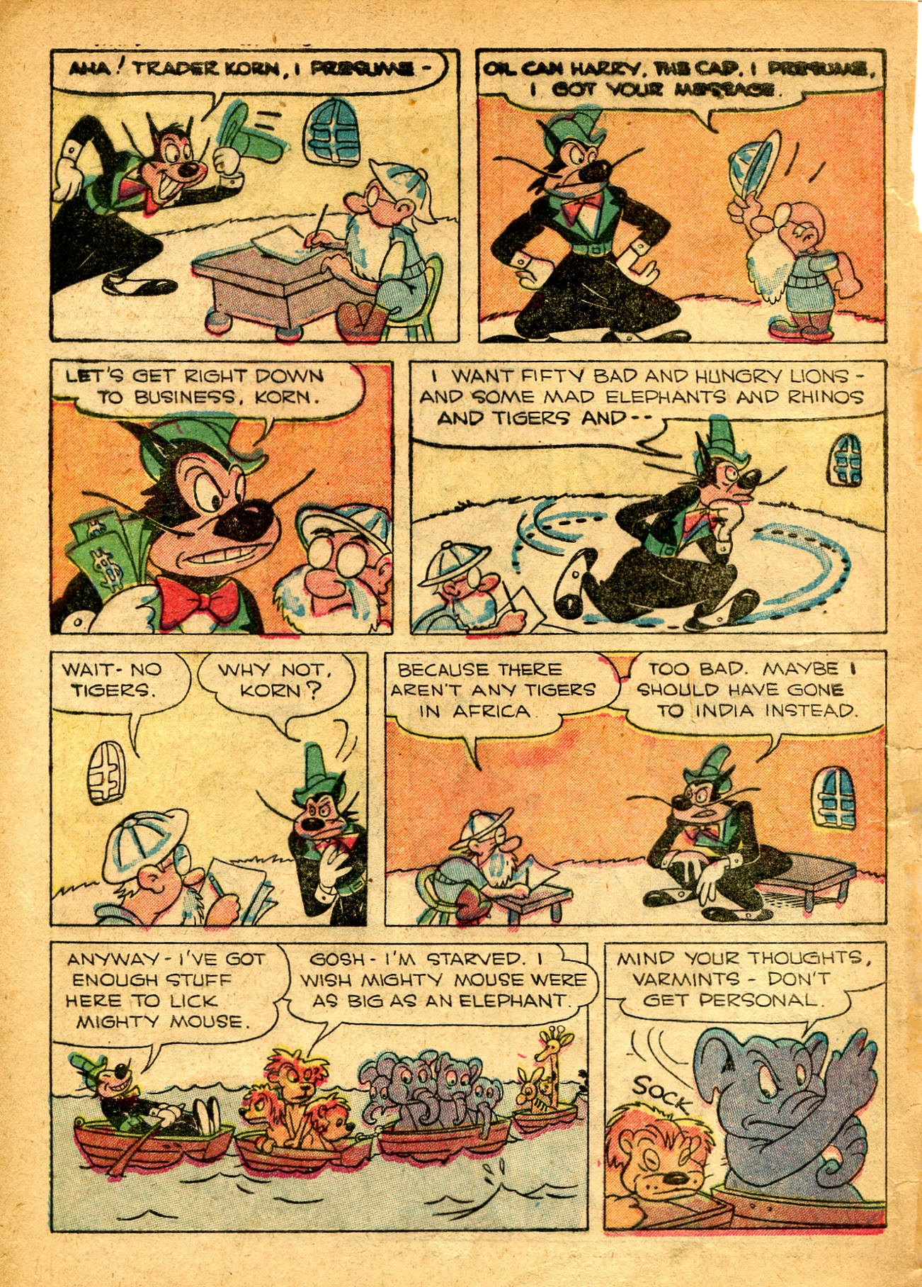 Read online Paul Terry's Mighty Mouse Comics comic -  Issue #57 - 14