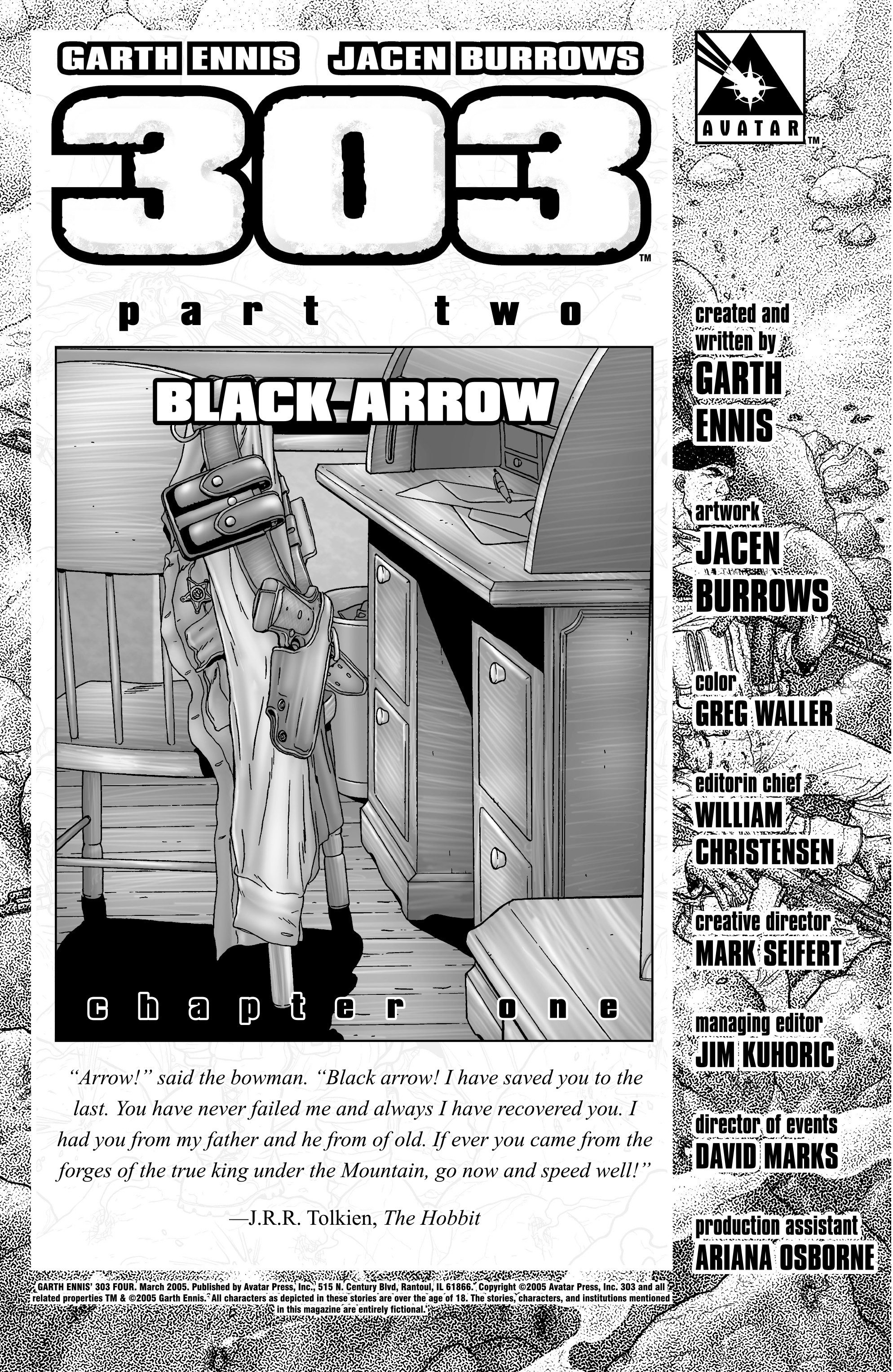Read online Garth Ennis' 303 comic -  Issue #4 - 2