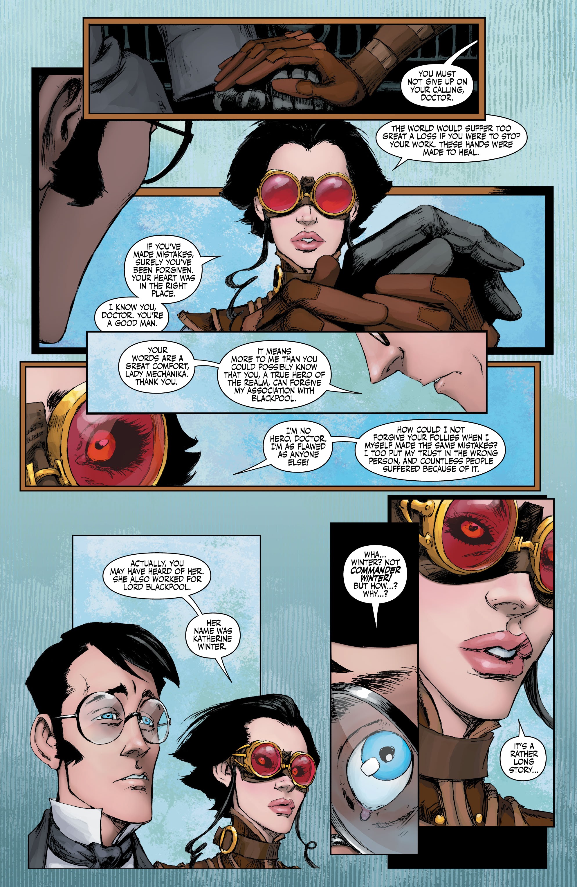 Read online Lady Mechanika: The Monster of The Ministry of Hell comic -  Issue #1 - 12