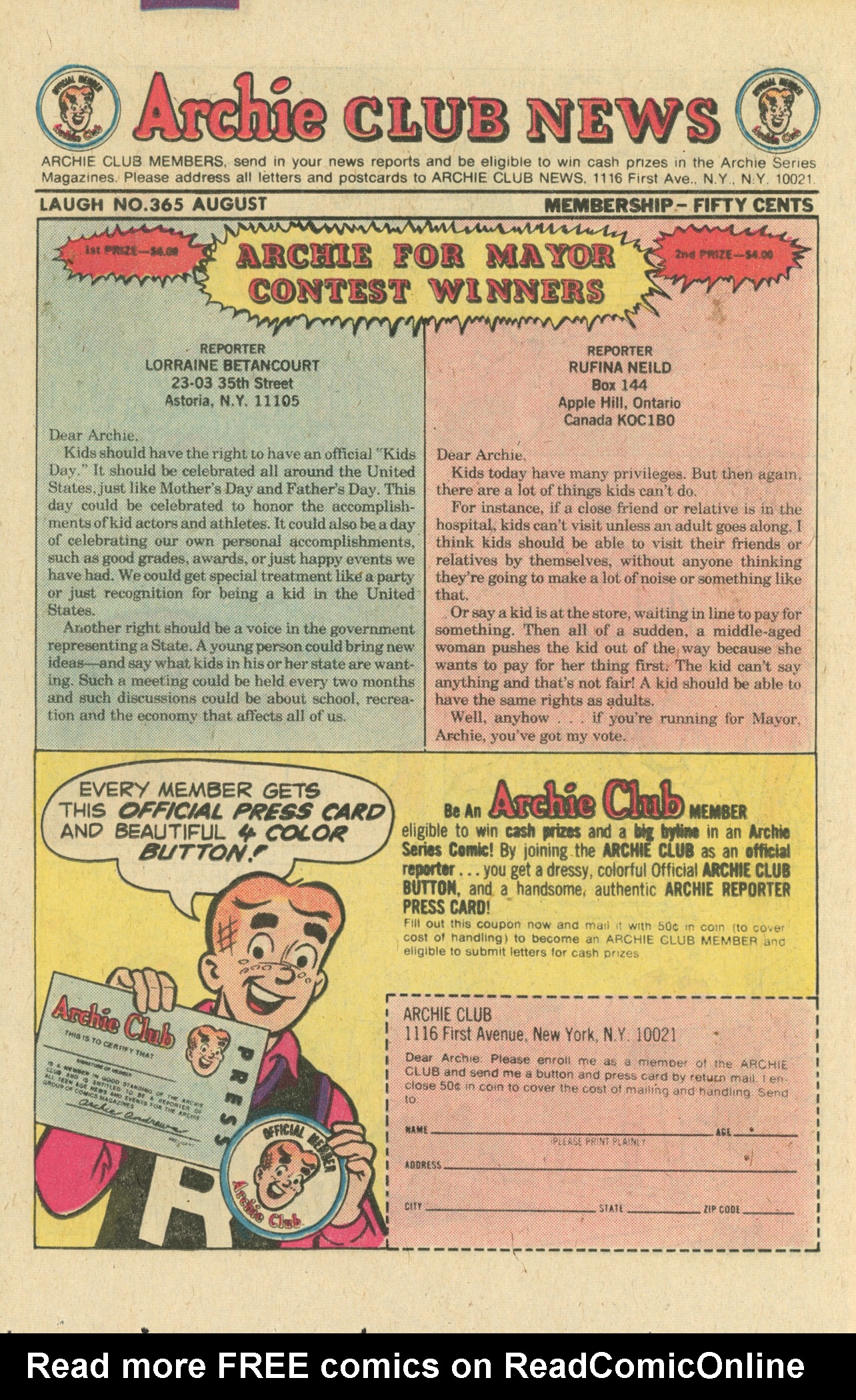 Read online Laugh (Comics) comic -  Issue #365 - 18