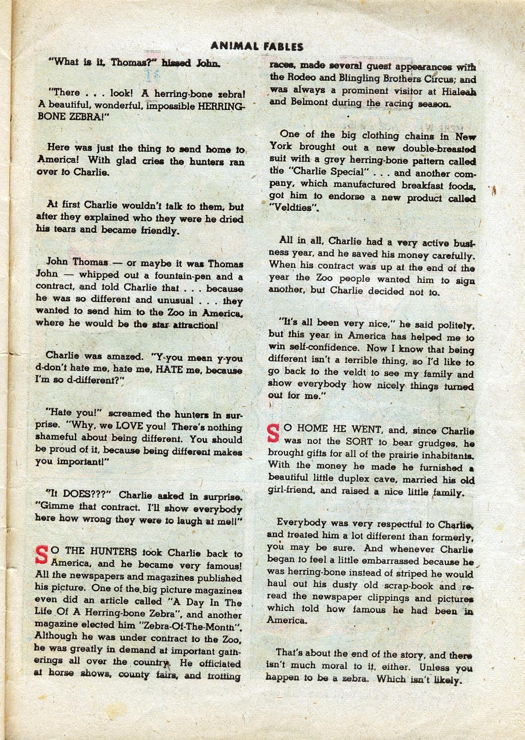 Read online Animal Fables comic -  Issue #5 - 30