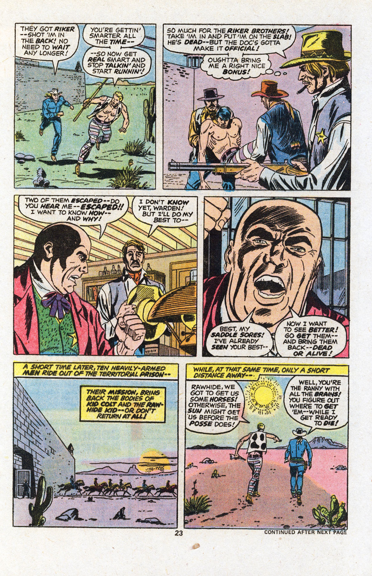 Read online Kid Colt Outlaw comic -  Issue #201 - 25