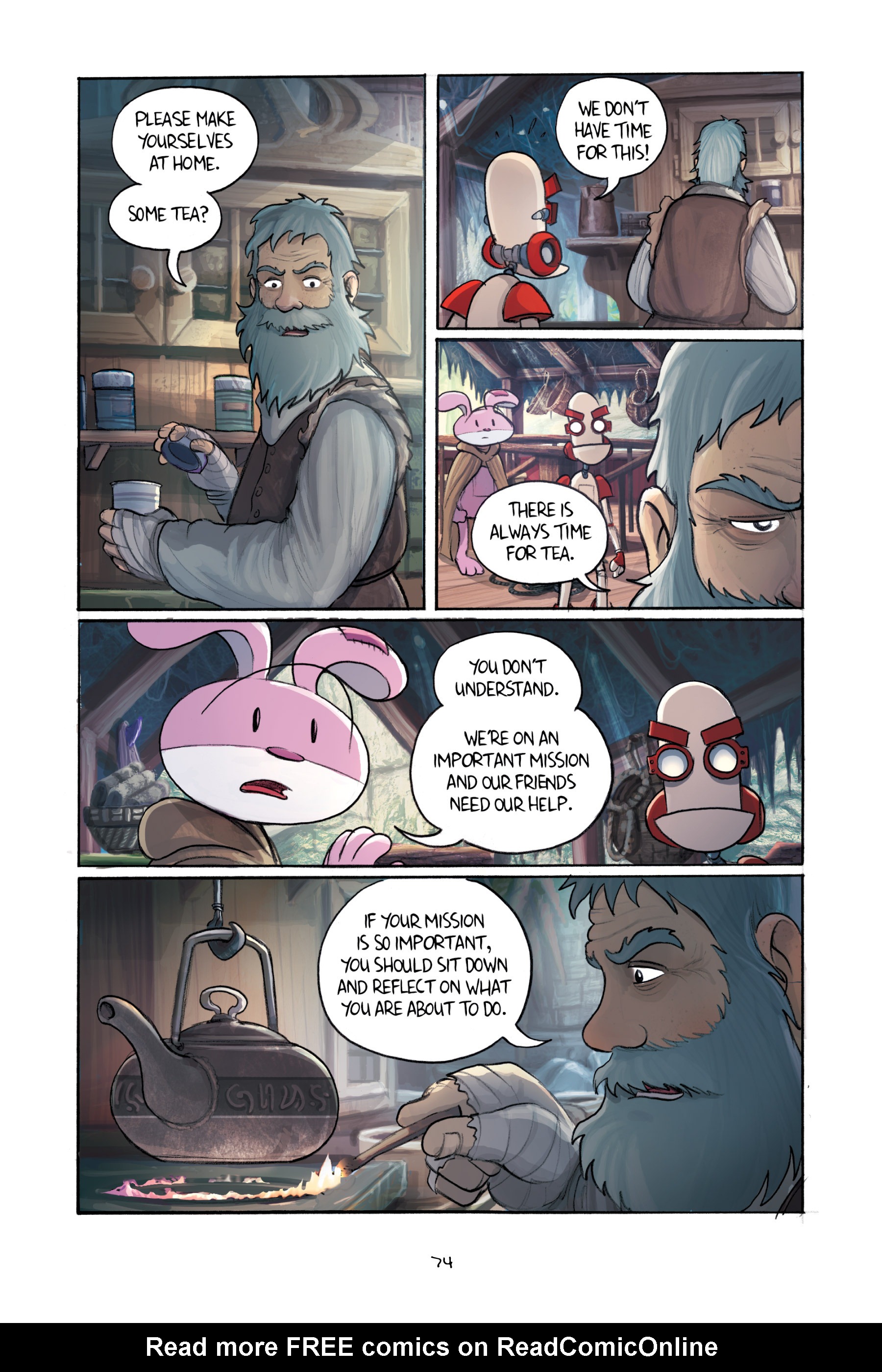 Read online Amulet comic -  Issue #4 - 74