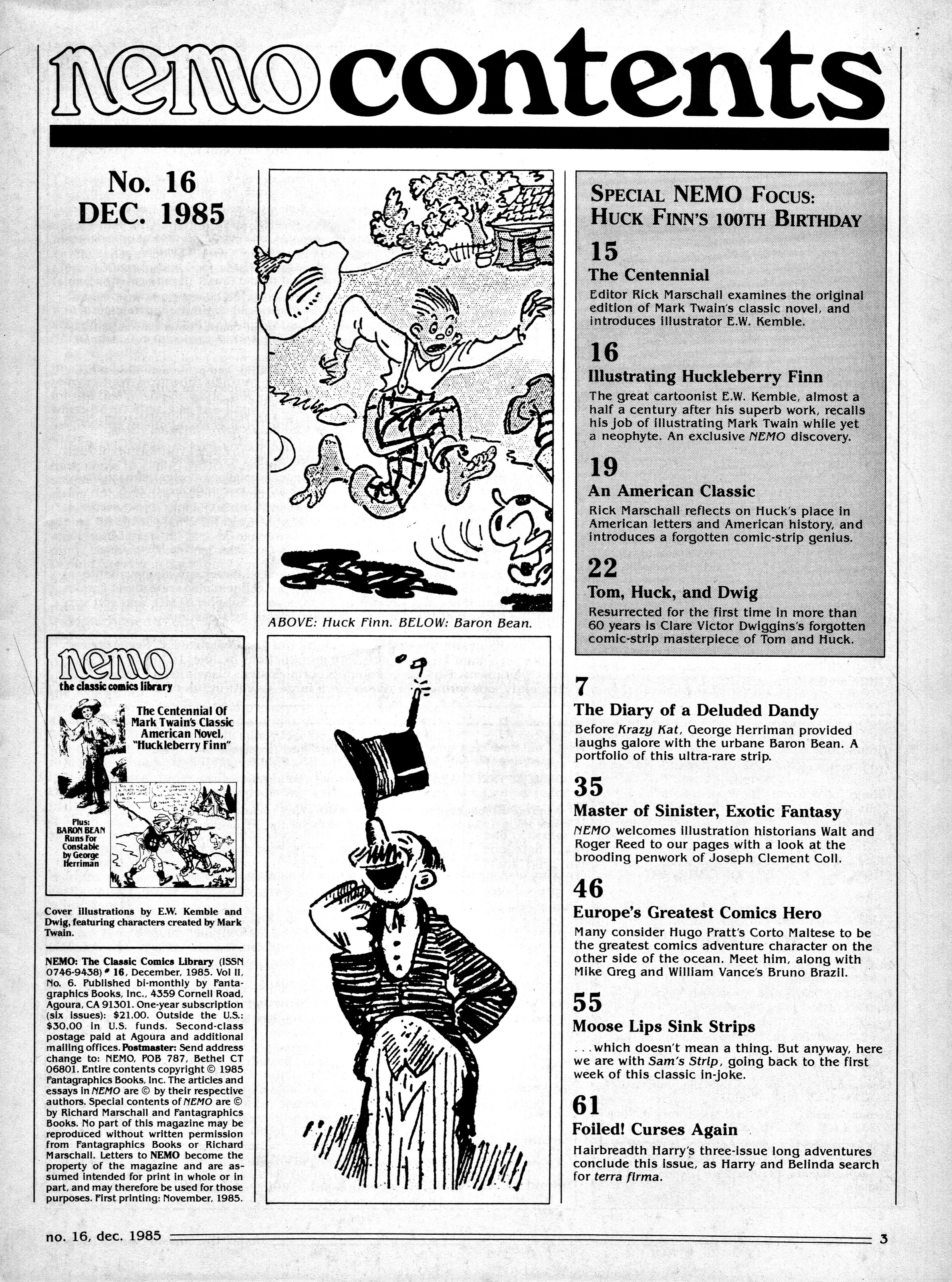 Read online Nemo: The Classic Comics Library comic -  Issue #16 - 2