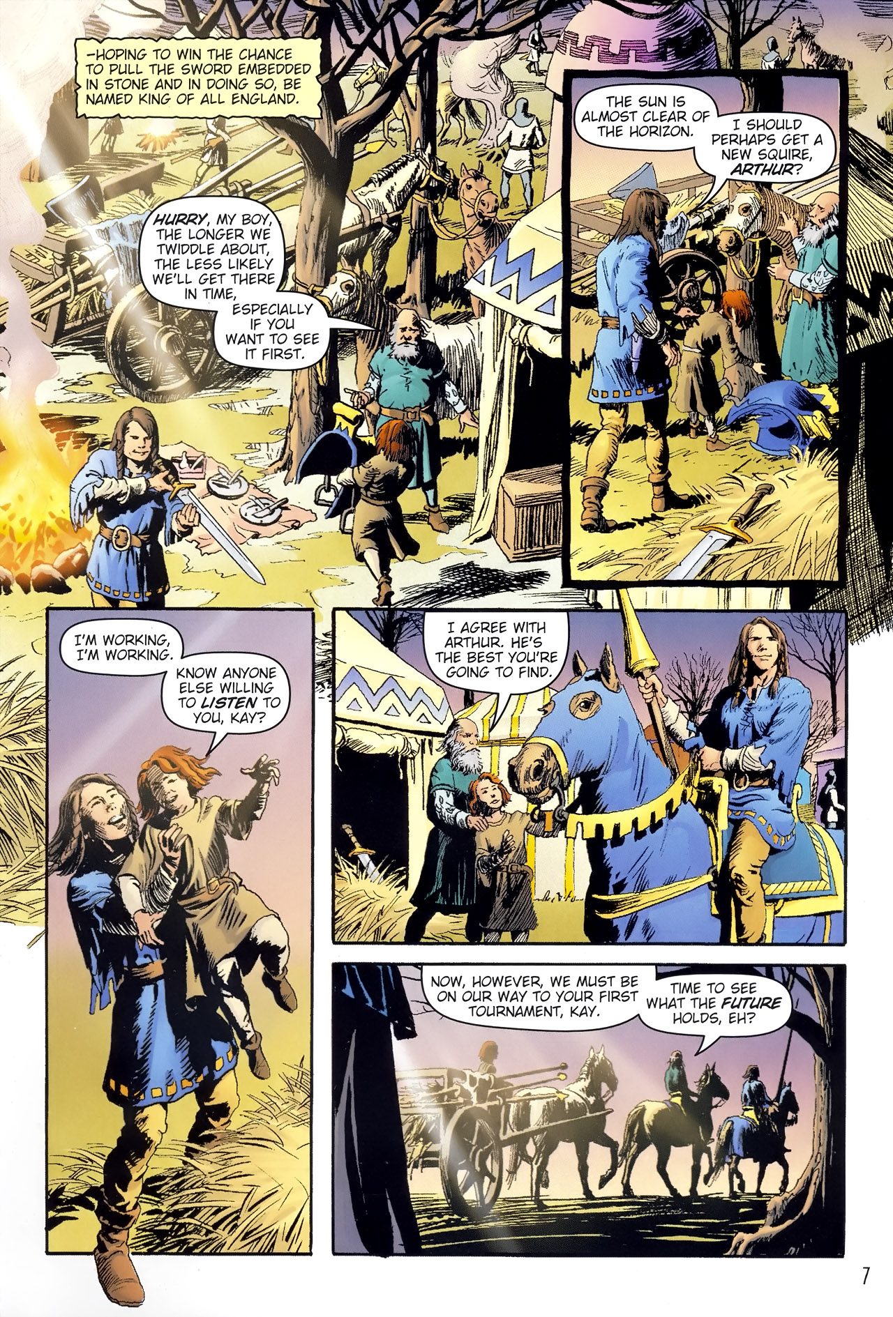 Read online King Arthur - Excalibur Unsheated comic -  Issue # Full - 7