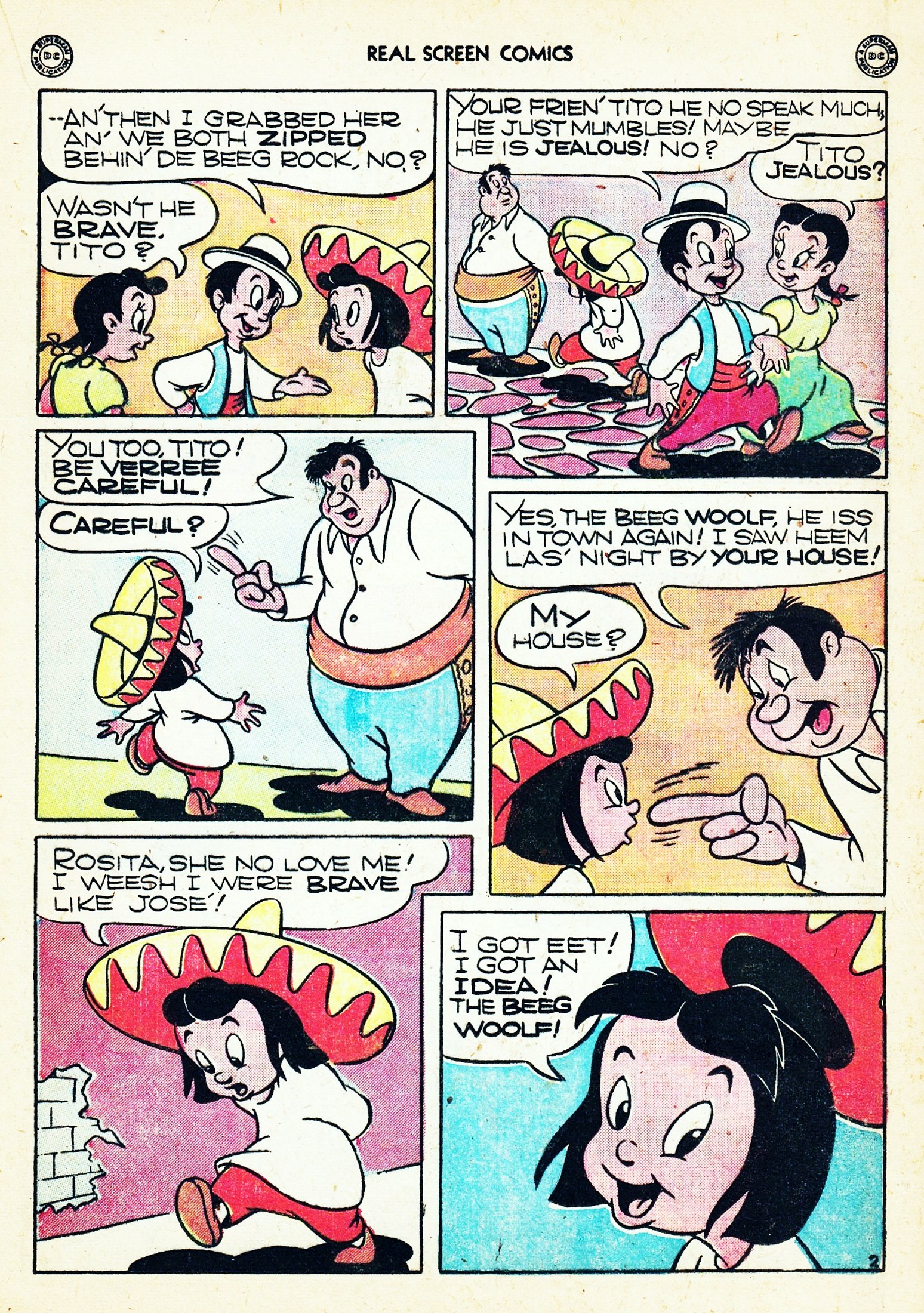 Read online Real Screen Comics comic -  Issue #15 - 19