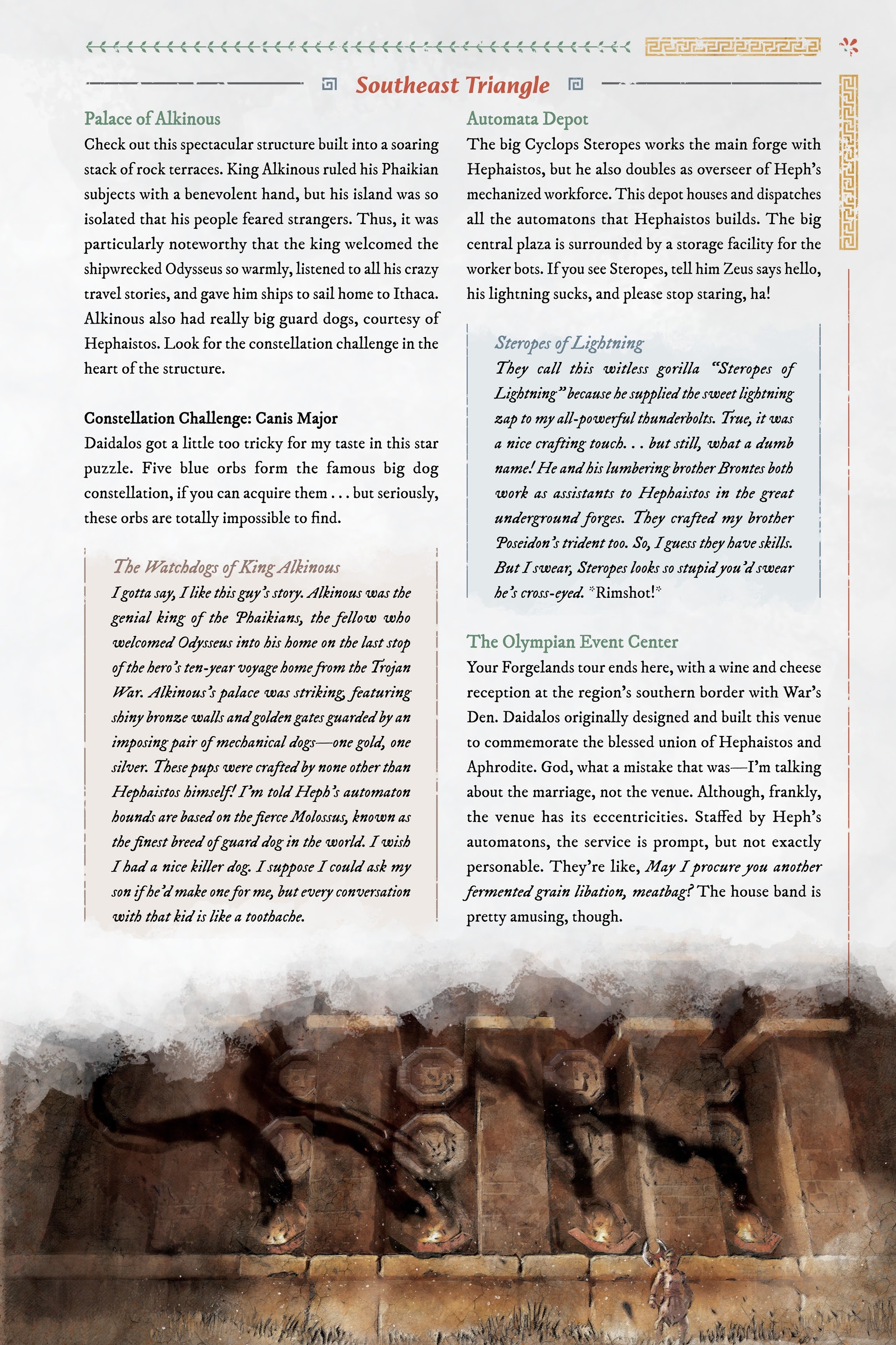 Read online Immortals Fenyx Rising: A Traveler's Guide to the Golden Isle comic -  Issue # TPB - 79