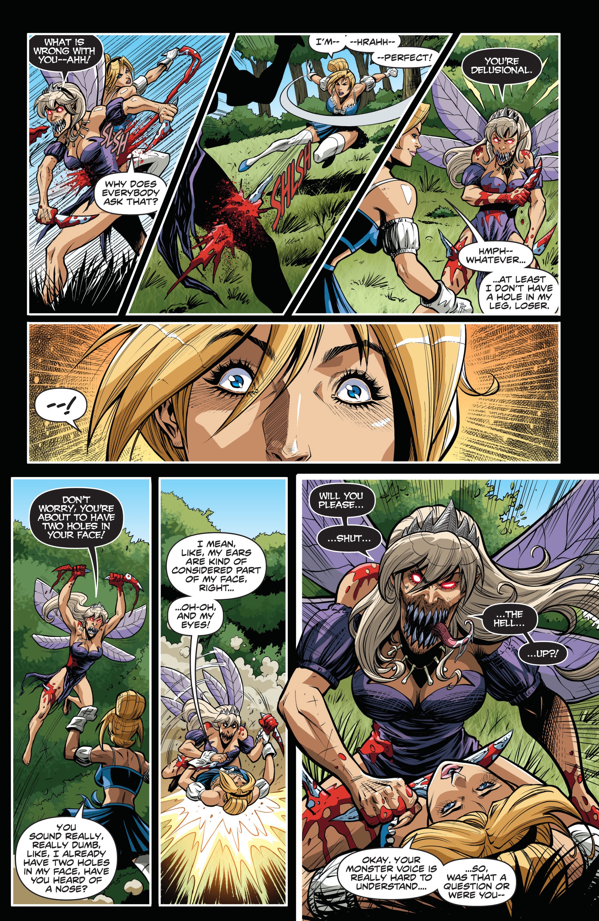 Read online Grimm Spotlight: Cinderella vs The Tooth Fairy comic -  Issue # Full - 29