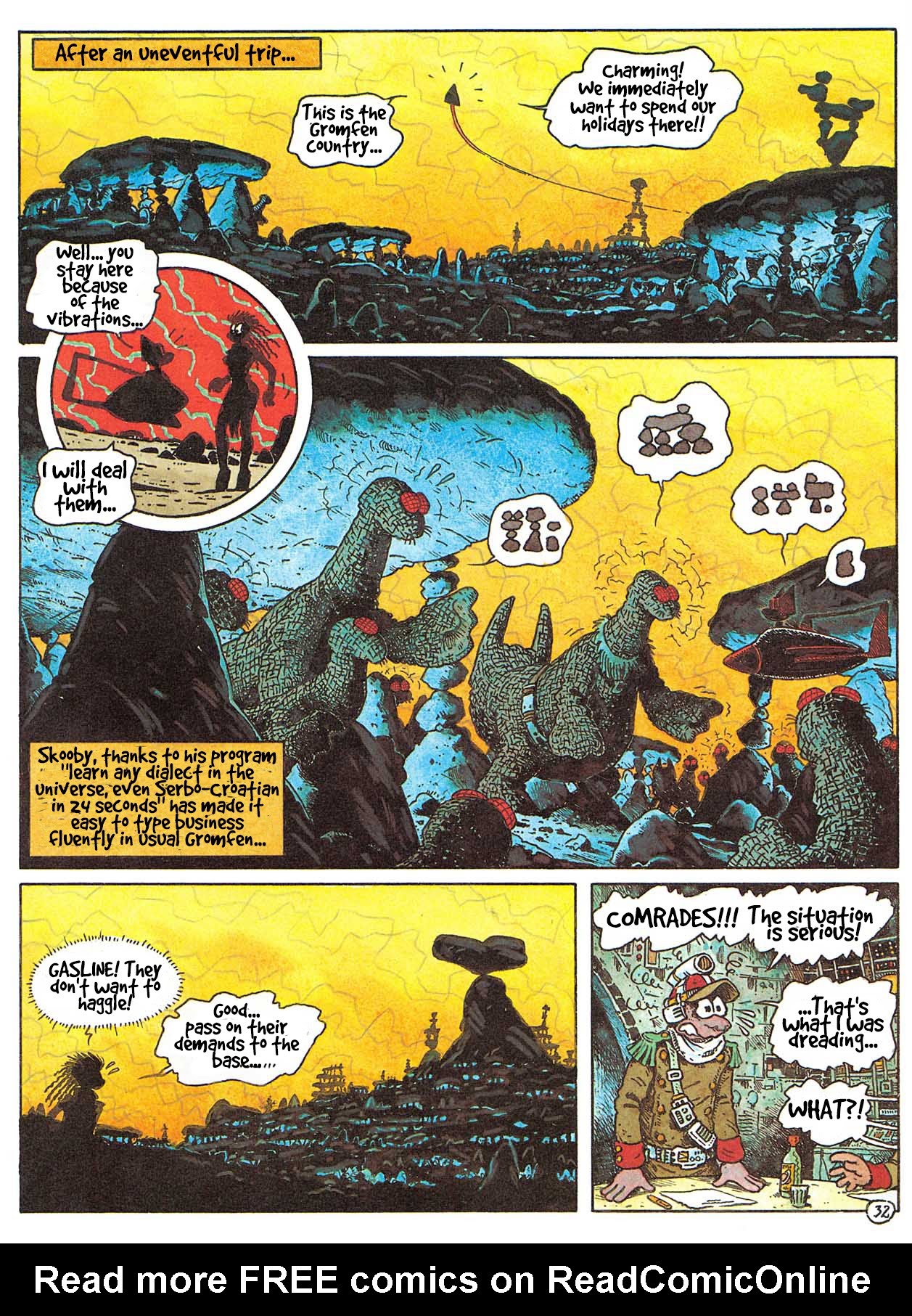 Read online Gazoline and the Red Planet comic -  Issue # Full - 35