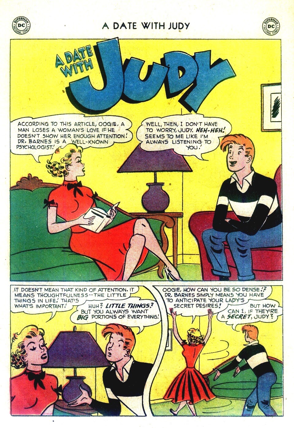 Read online A Date with Judy comic -  Issue #63 - 12