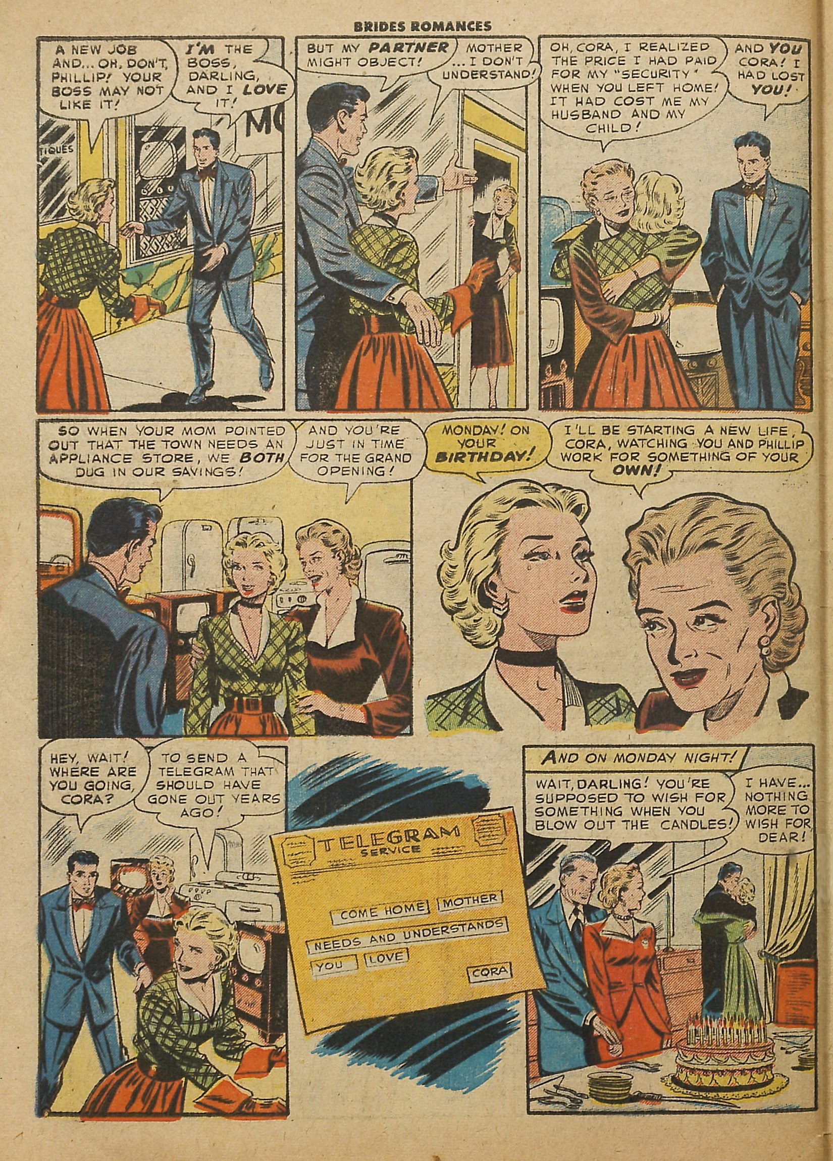 Read online Brides Romances comic -  Issue #13 - 28