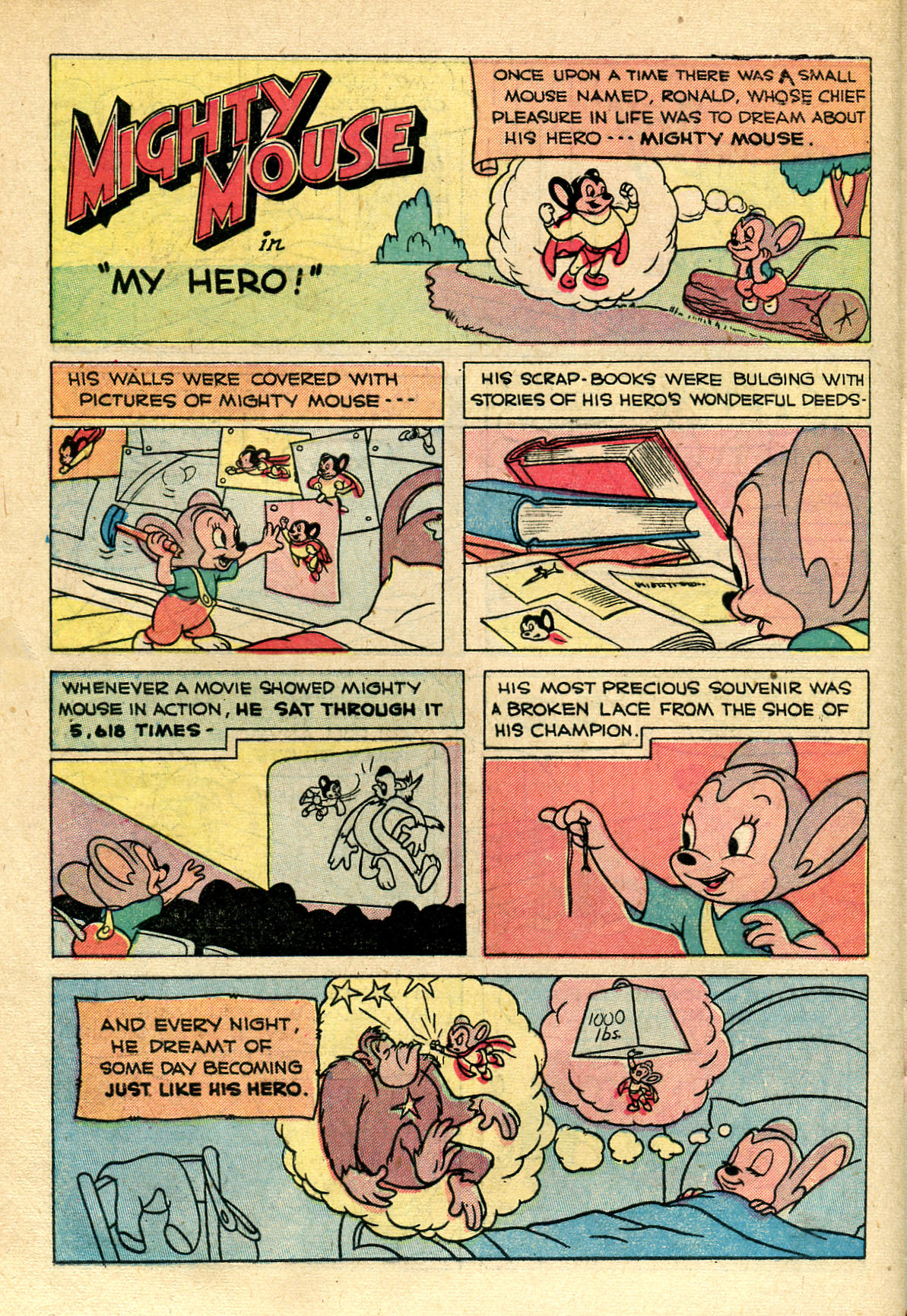 Read online Paul Terry's Mighty Mouse Comics comic -  Issue #21 - 36