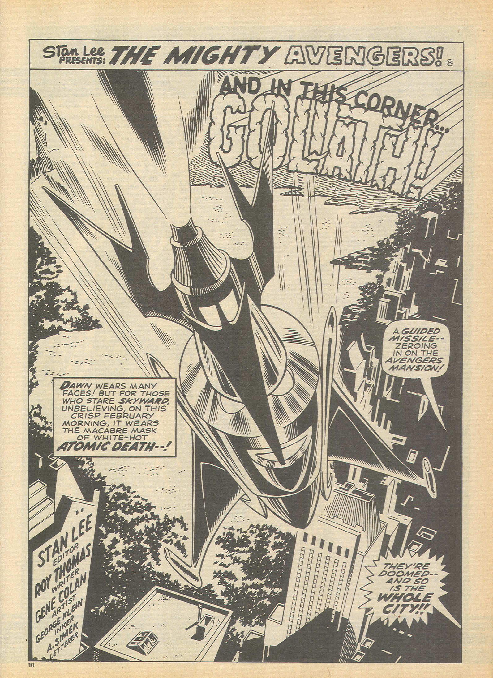 Read online The Avengers (1973) comic -  Issue #92 - 10