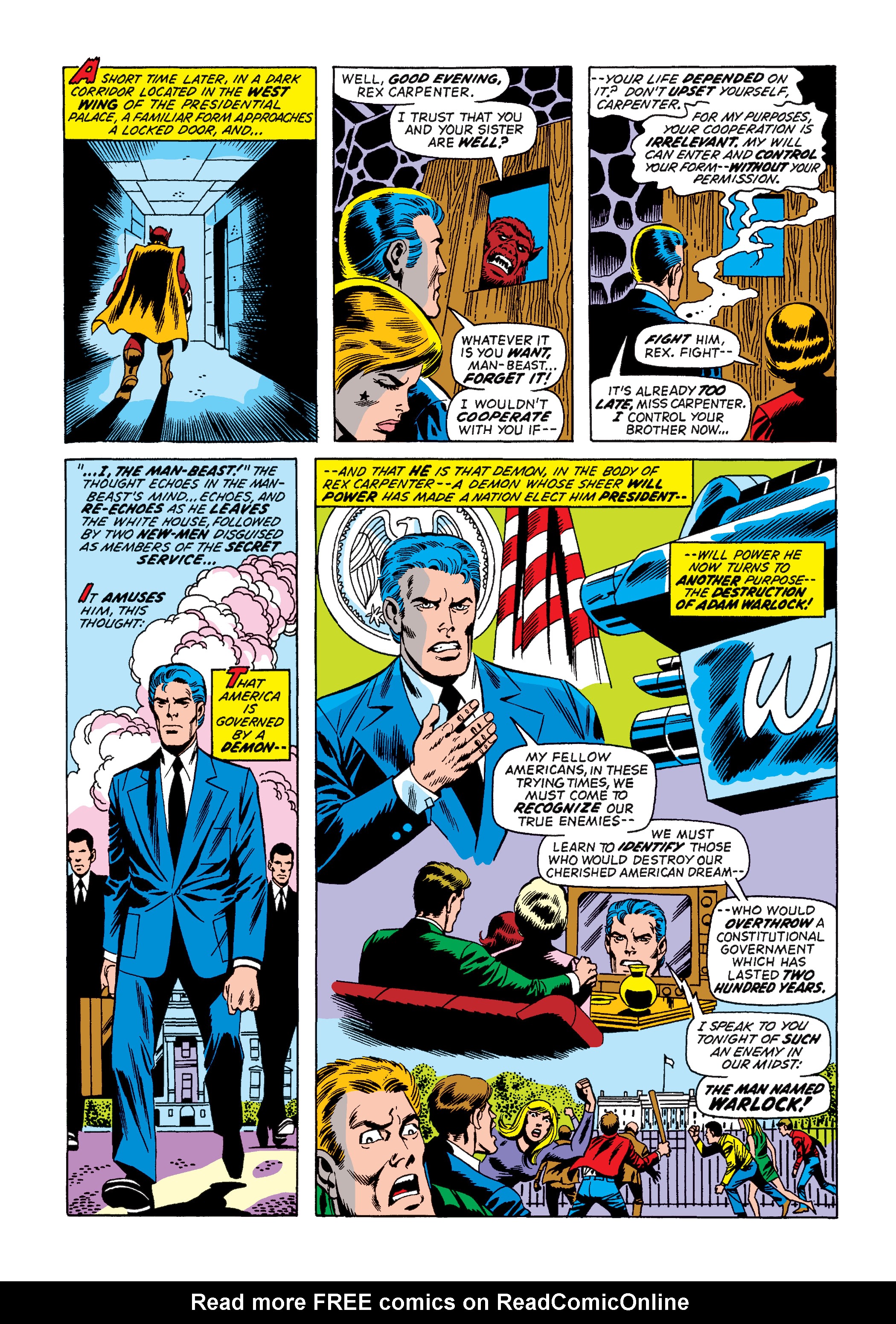 Read online Marvel Masterworks: Warlock comic -  Issue # TPB 1 (Part 3) - 56