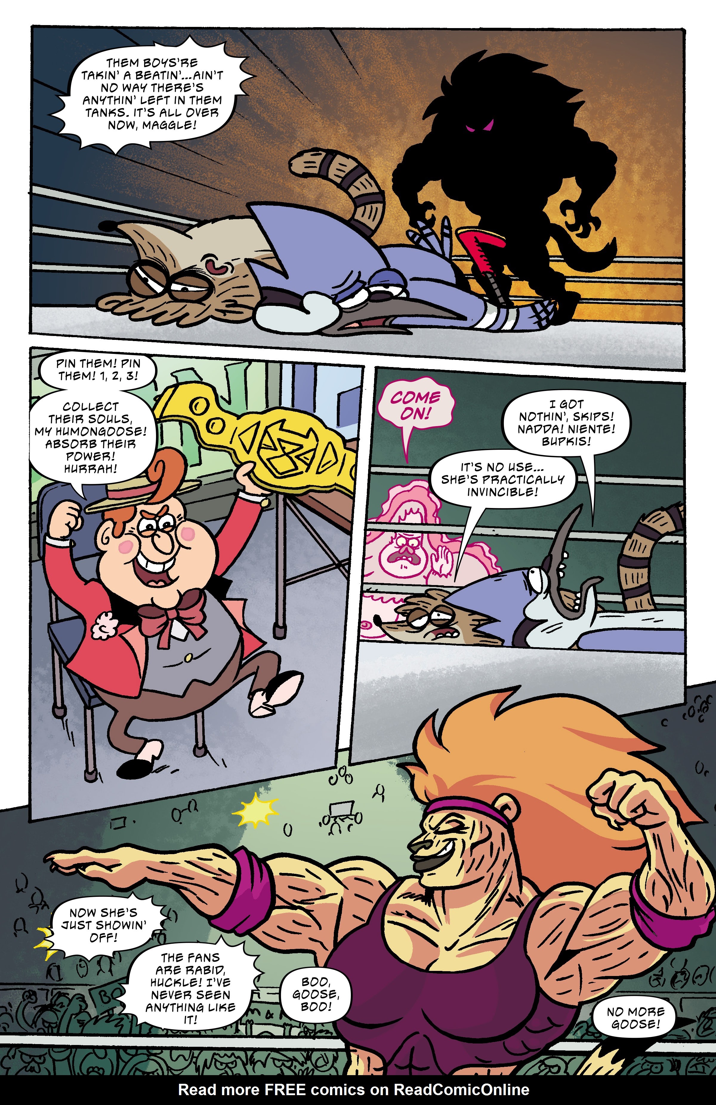 Read online Regular Show: Wrasslesplosion comic -  Issue # TPB - 89