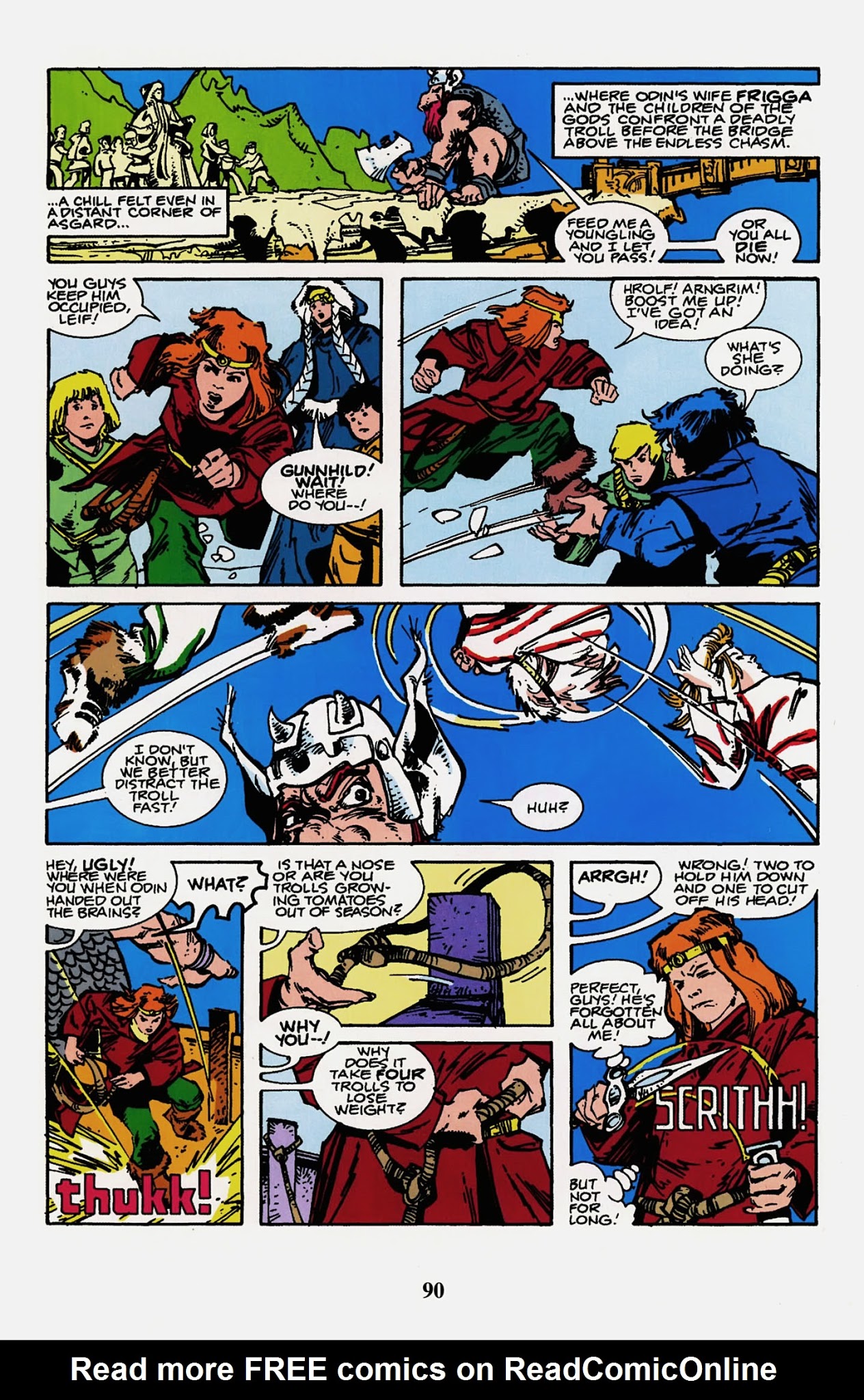 Read online Thor Visionaries: Walter Simonson comic -  Issue # TPB 2 - 92