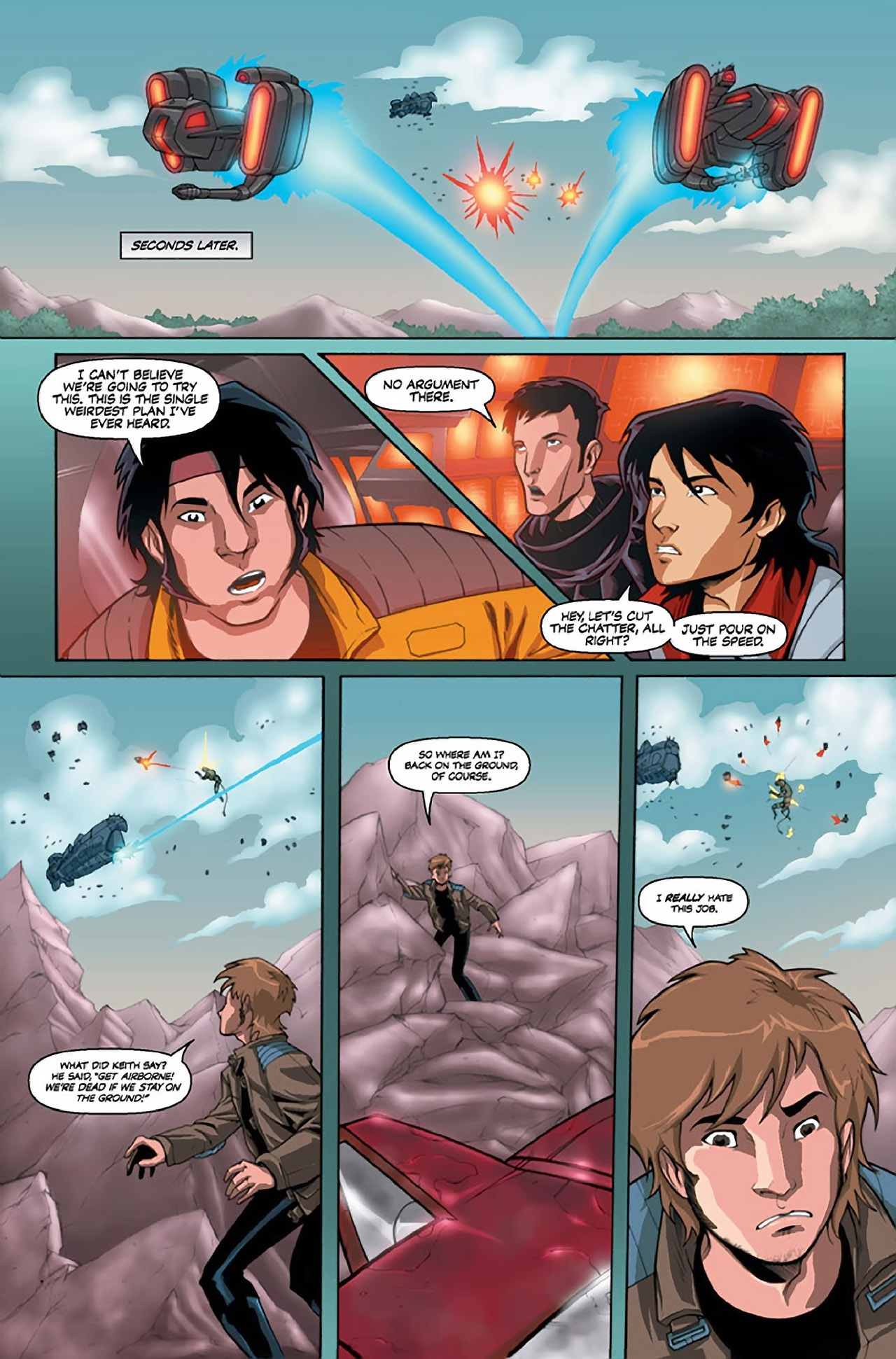 Read online Voltron: Defender of the Universe (Existed) comic -  Issue #3 - 7