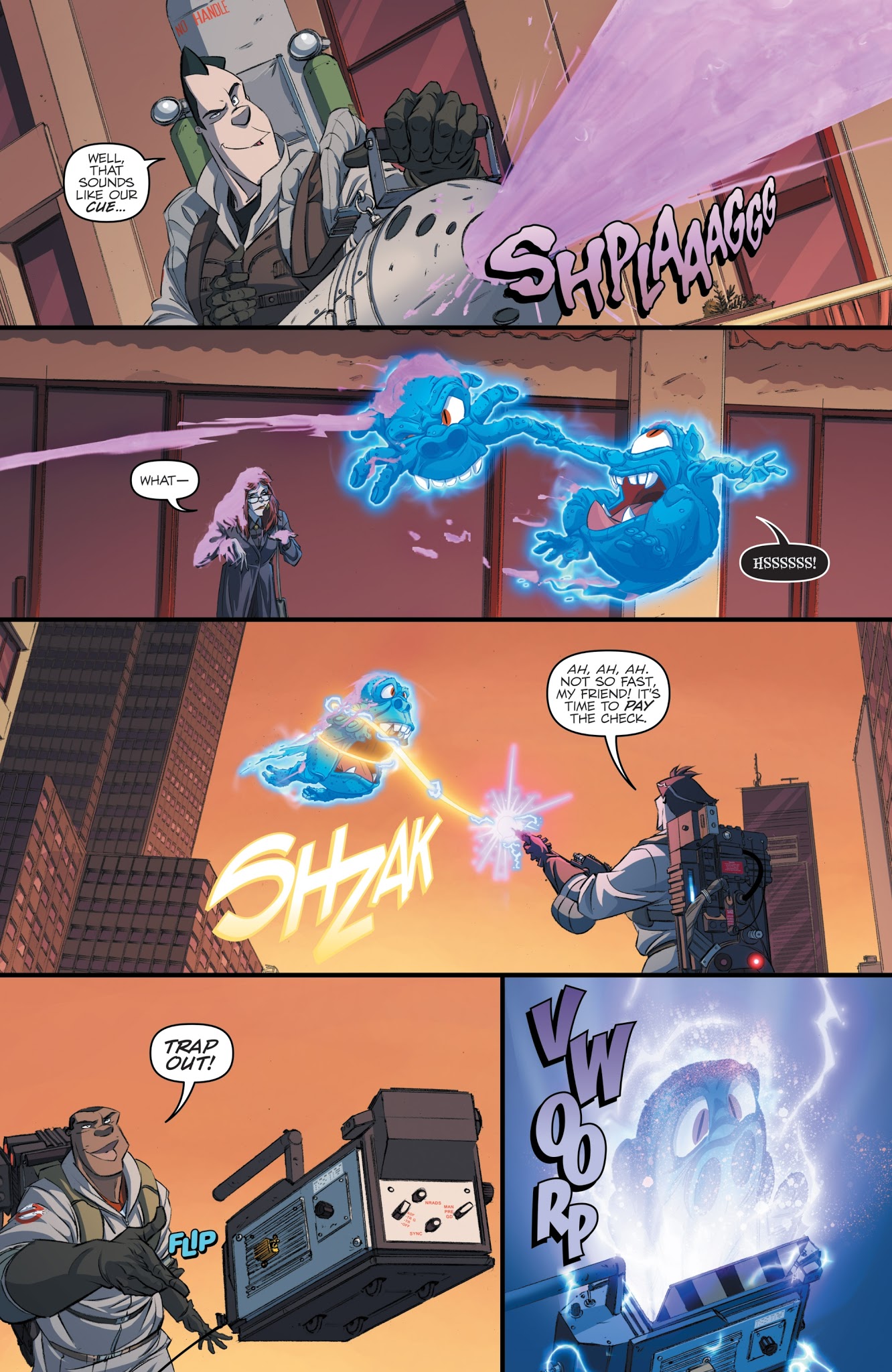 Read online Teenage Mutant Ninja Turtles/Ghostbusters 2 comic -  Issue #1 - 6
