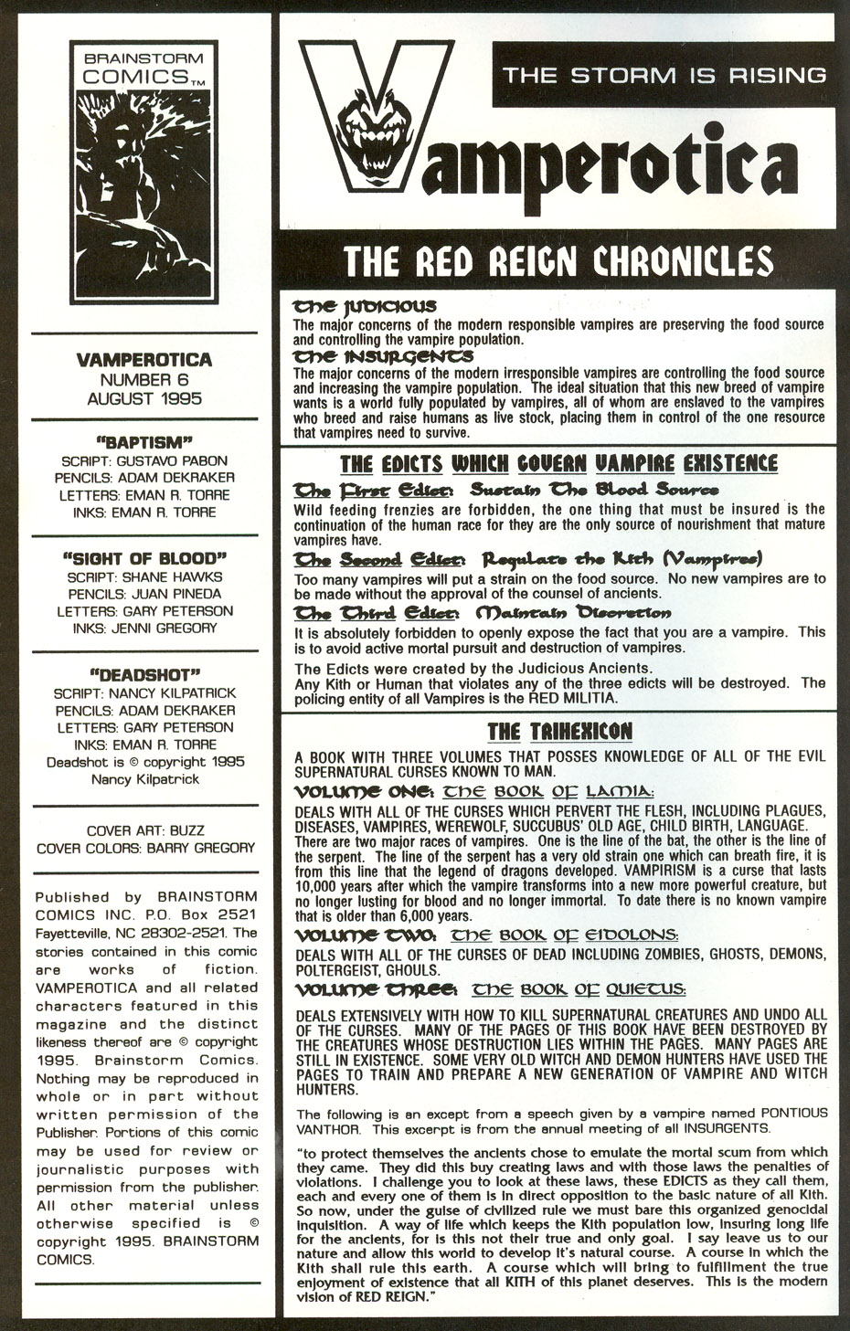 Read online Vamperotica comic -  Issue #6 - 2