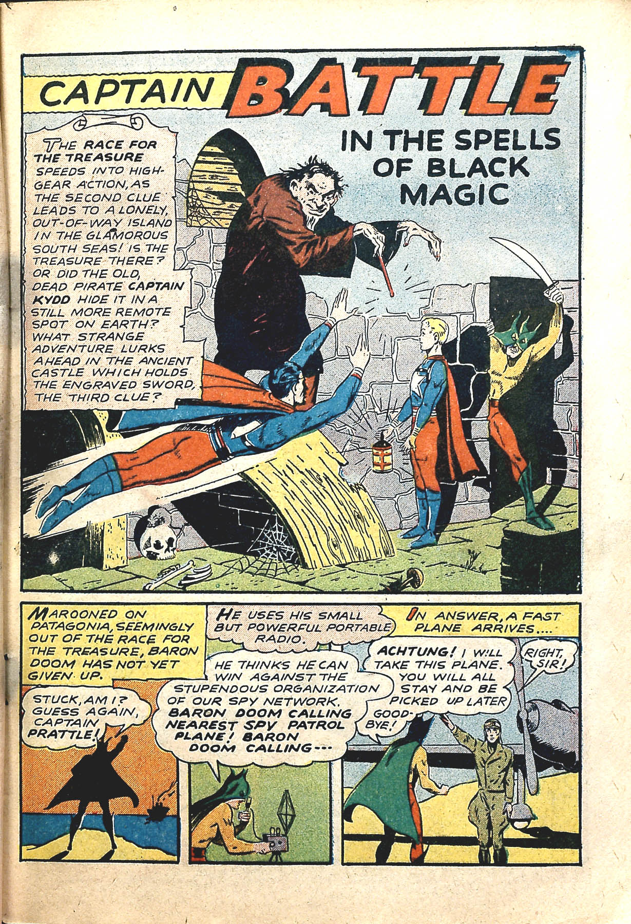 Read online Captain Battle Comics comic -  Issue #3 - 12