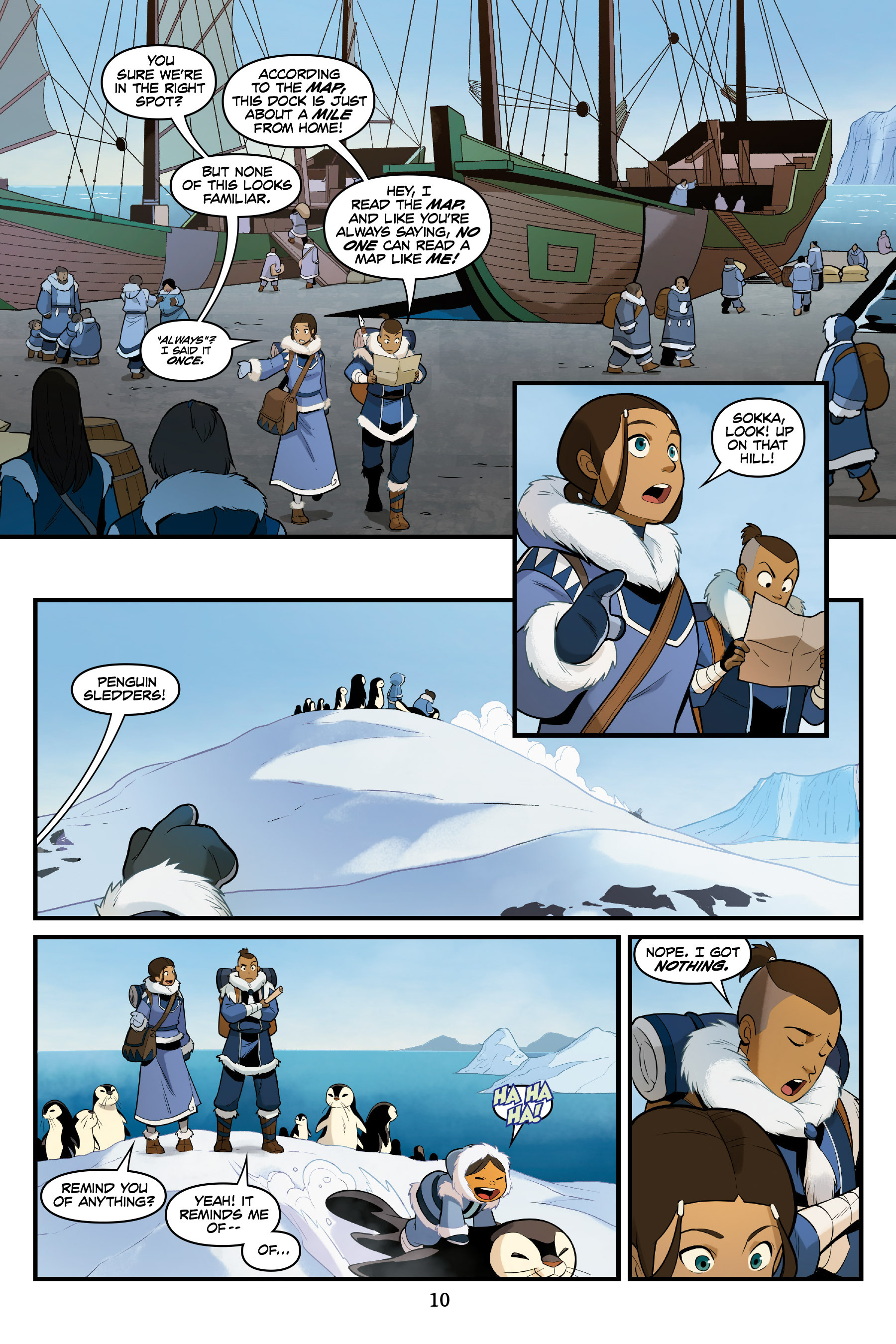 Read online Nickelodeon Avatar: The Last Airbender - North and South comic -  Issue #1 - 11