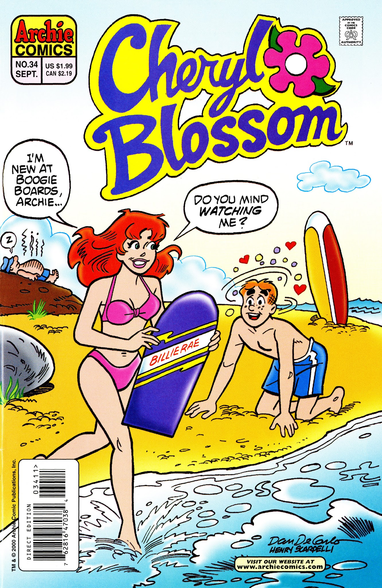 Read online Cheryl Blossom comic -  Issue #34 - 1