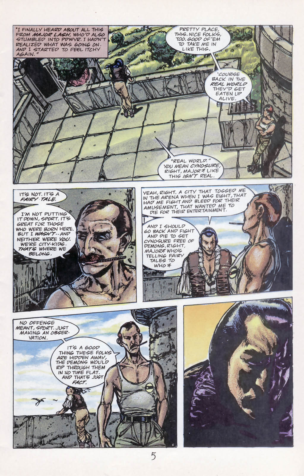 Read online Grimjack comic -  Issue #67 - 7