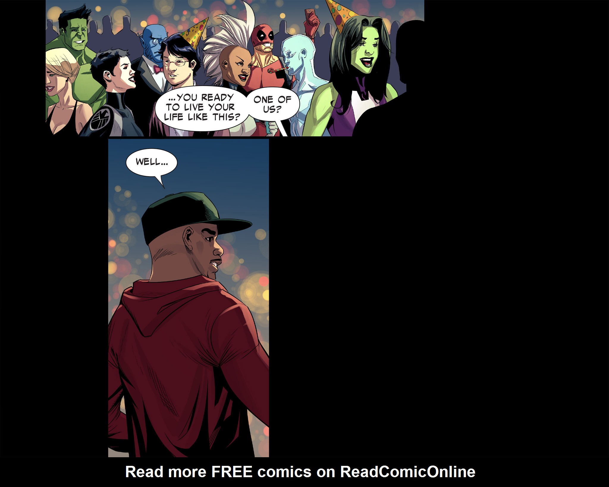 Read online Marvel New Year's Eve Special Infinite Comic comic -  Issue # Full - 54