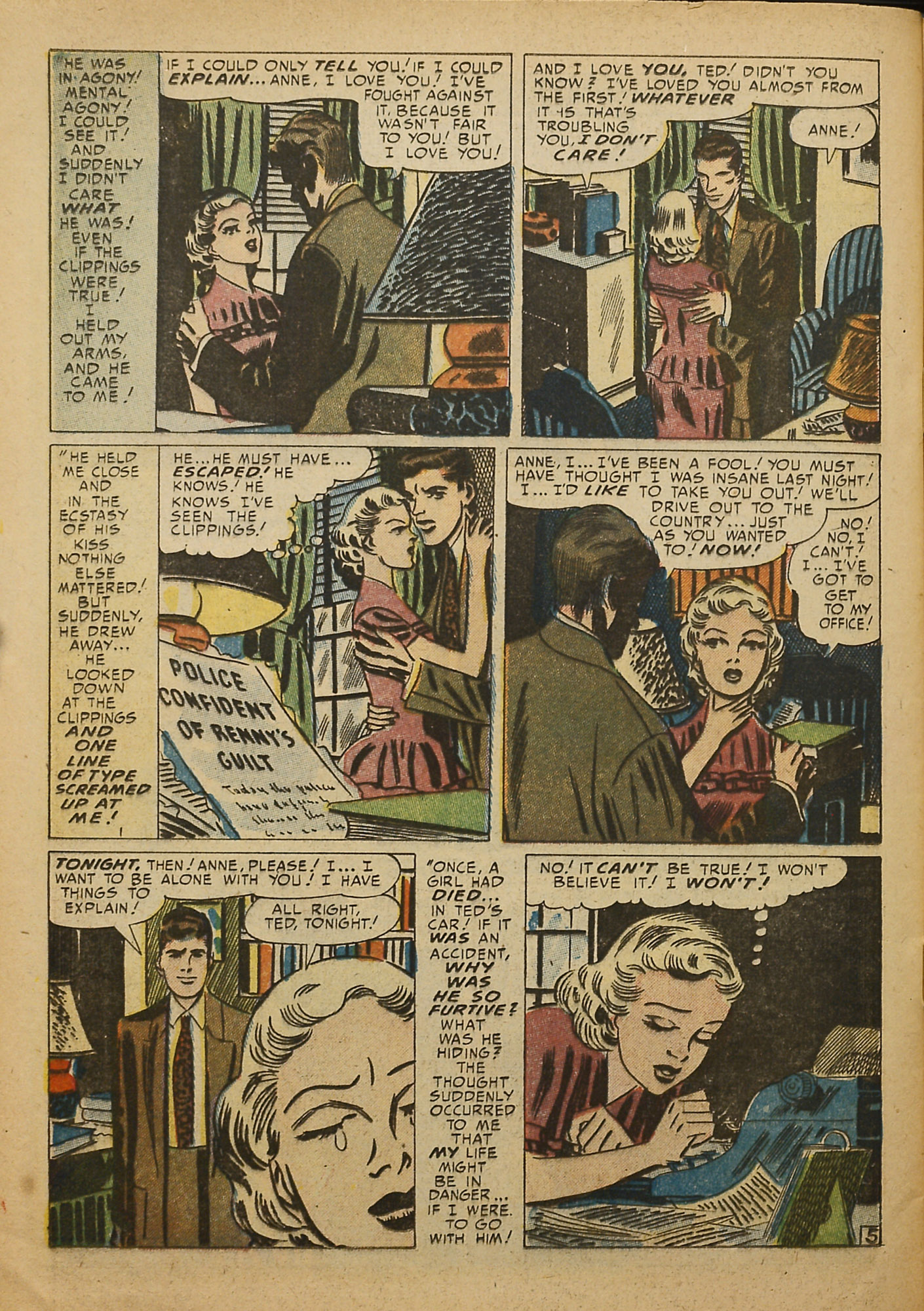 Read online Young Love (1949) comic -  Issue #36 - 39
