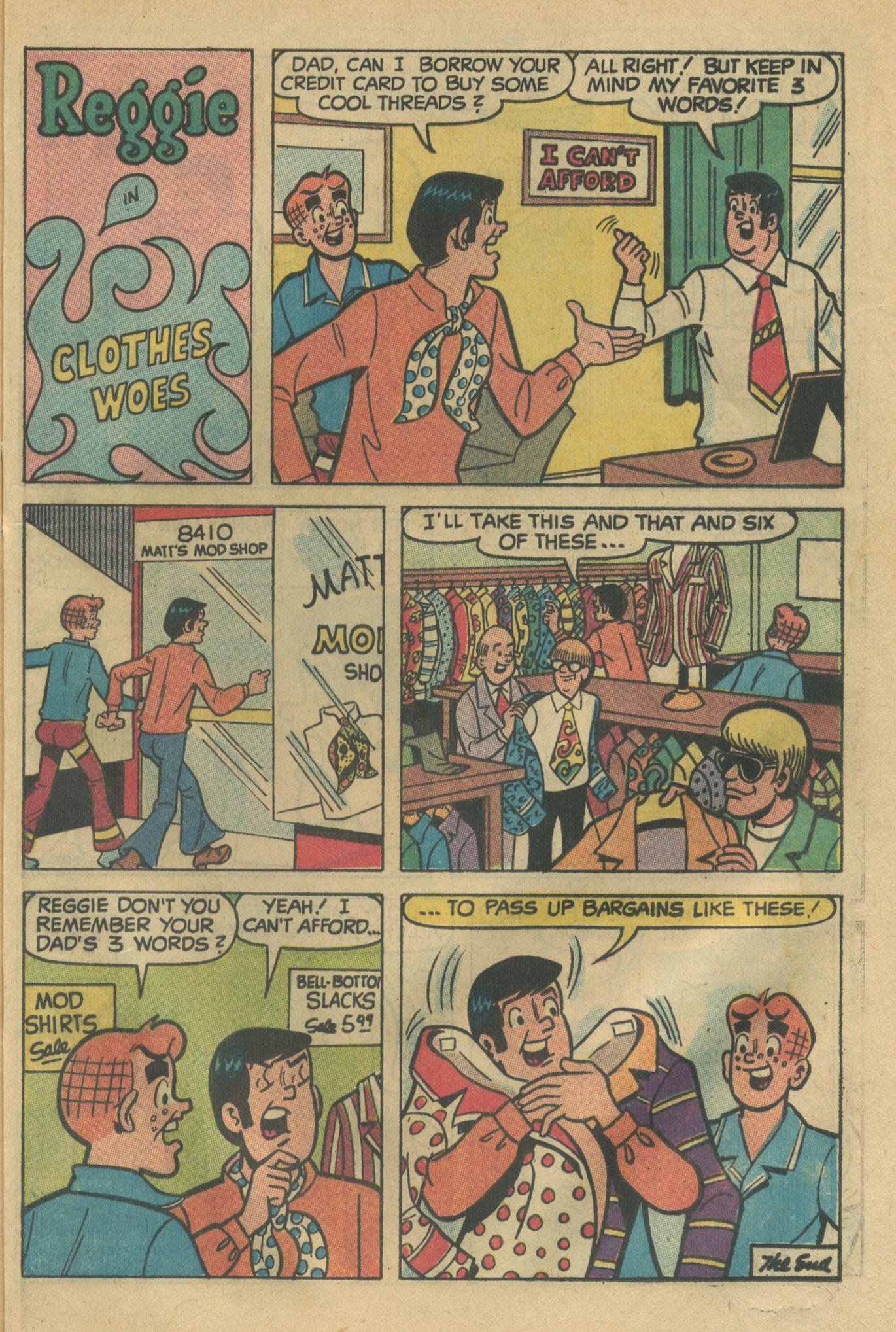Read online Reggie's Wise Guy Jokes comic -  Issue #10 - 63