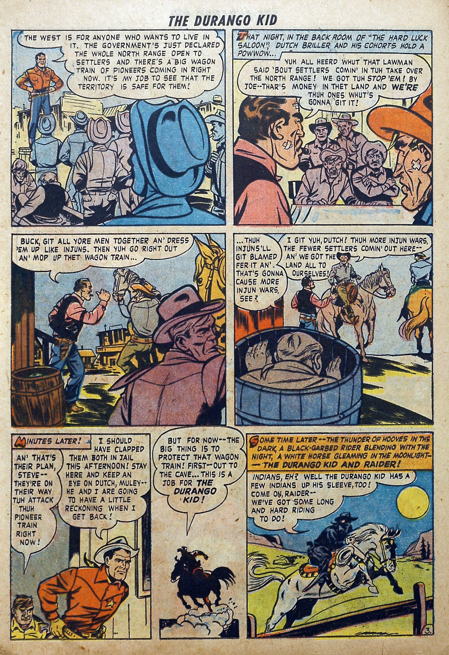 Read online Charles Starrett as The Durango Kid comic -  Issue #1 - 14