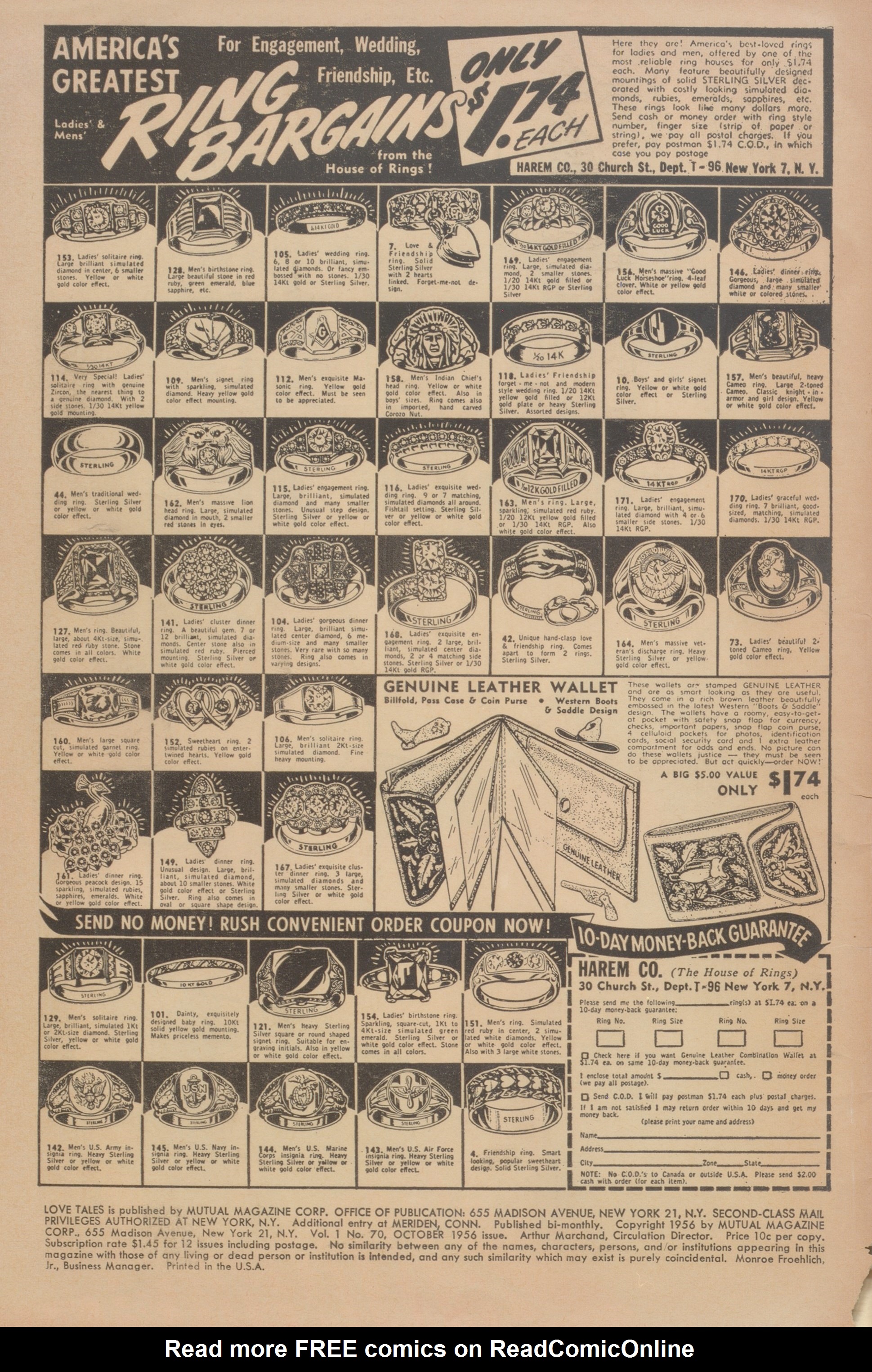 Read online Love Tales comic -  Issue #70 - 2