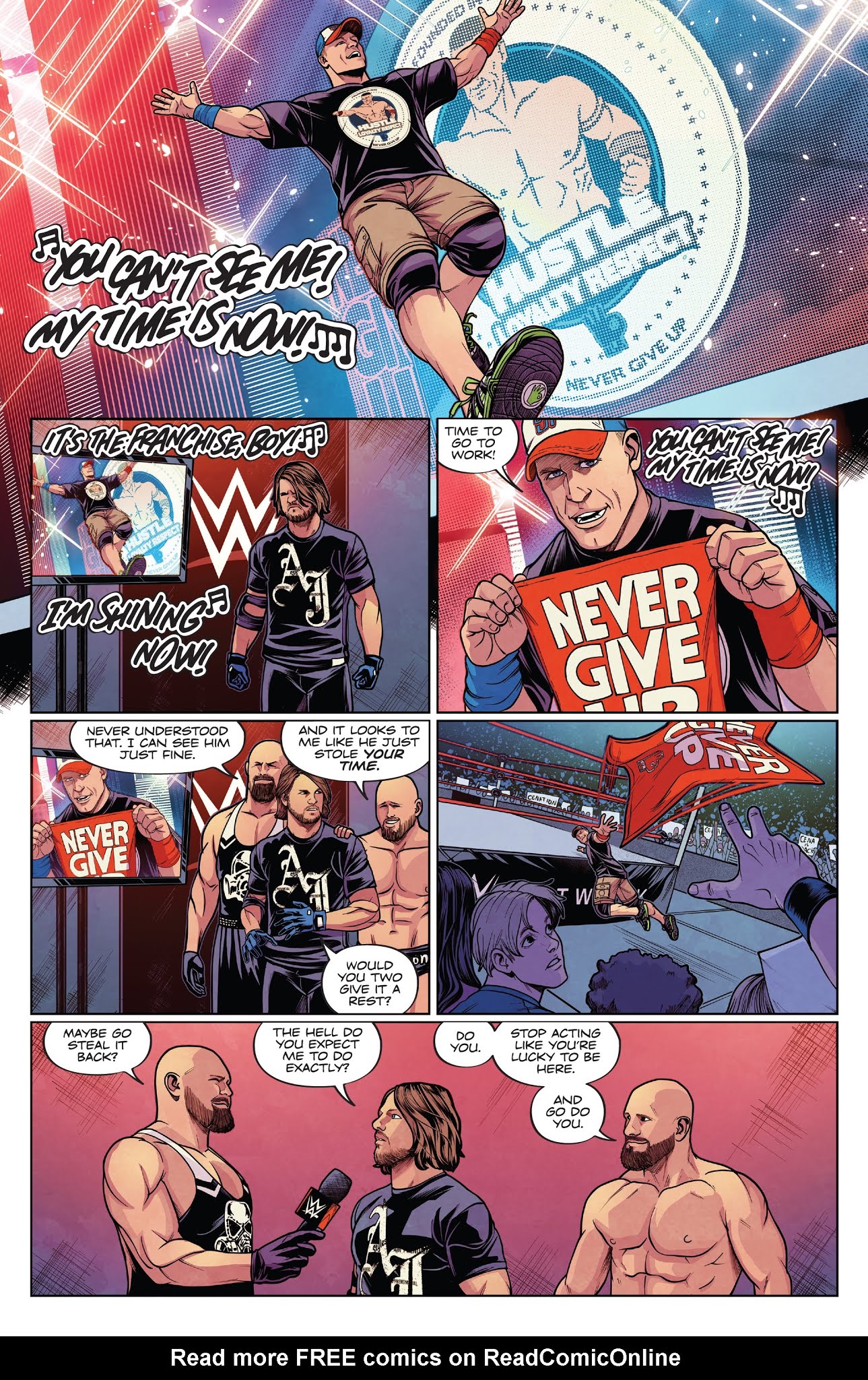 Read online WWE comic -  Issue #22 - 10