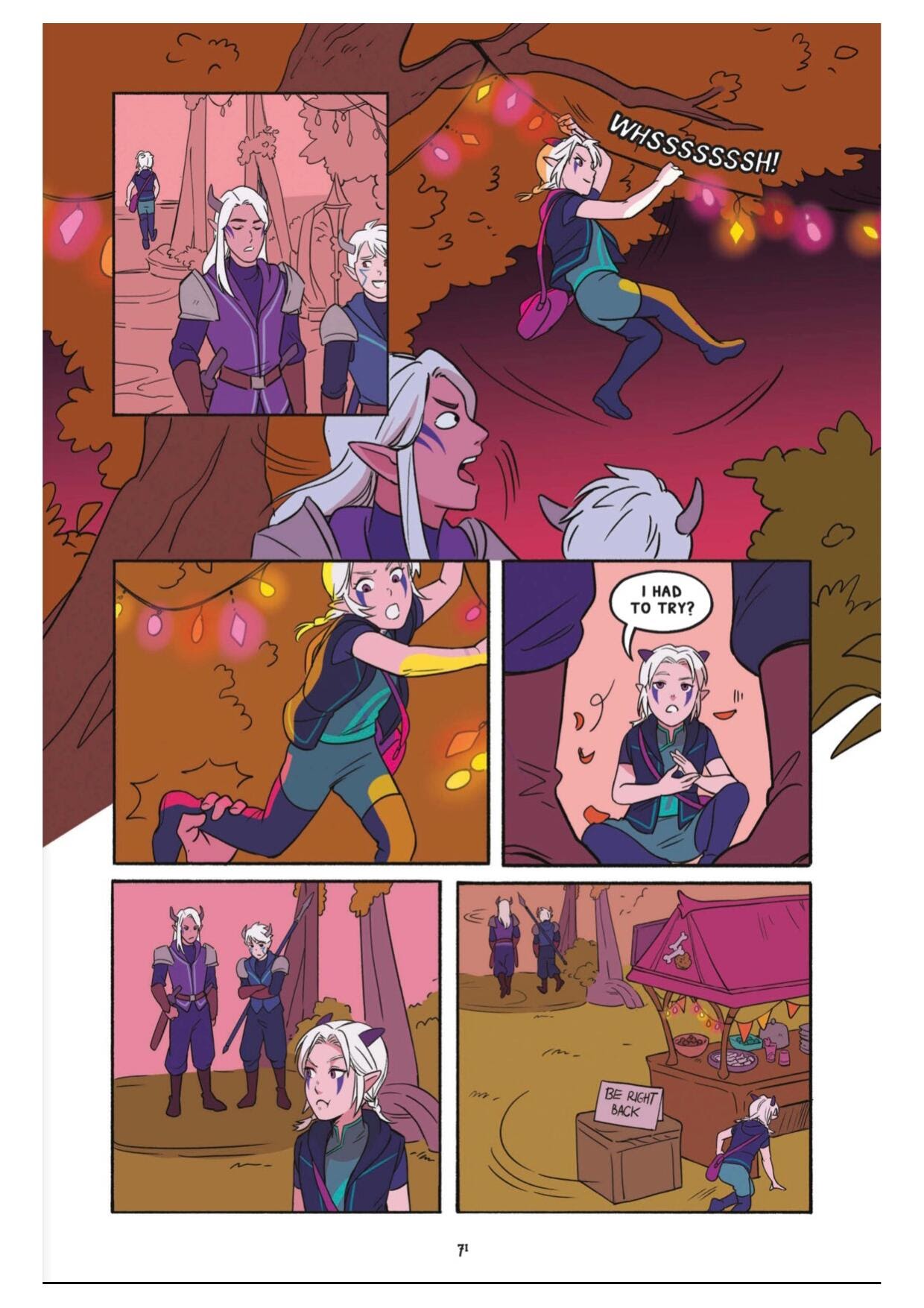 Read online The Dragon Prince: Bloodmoon Huntress comic -  Issue # TPB - 74