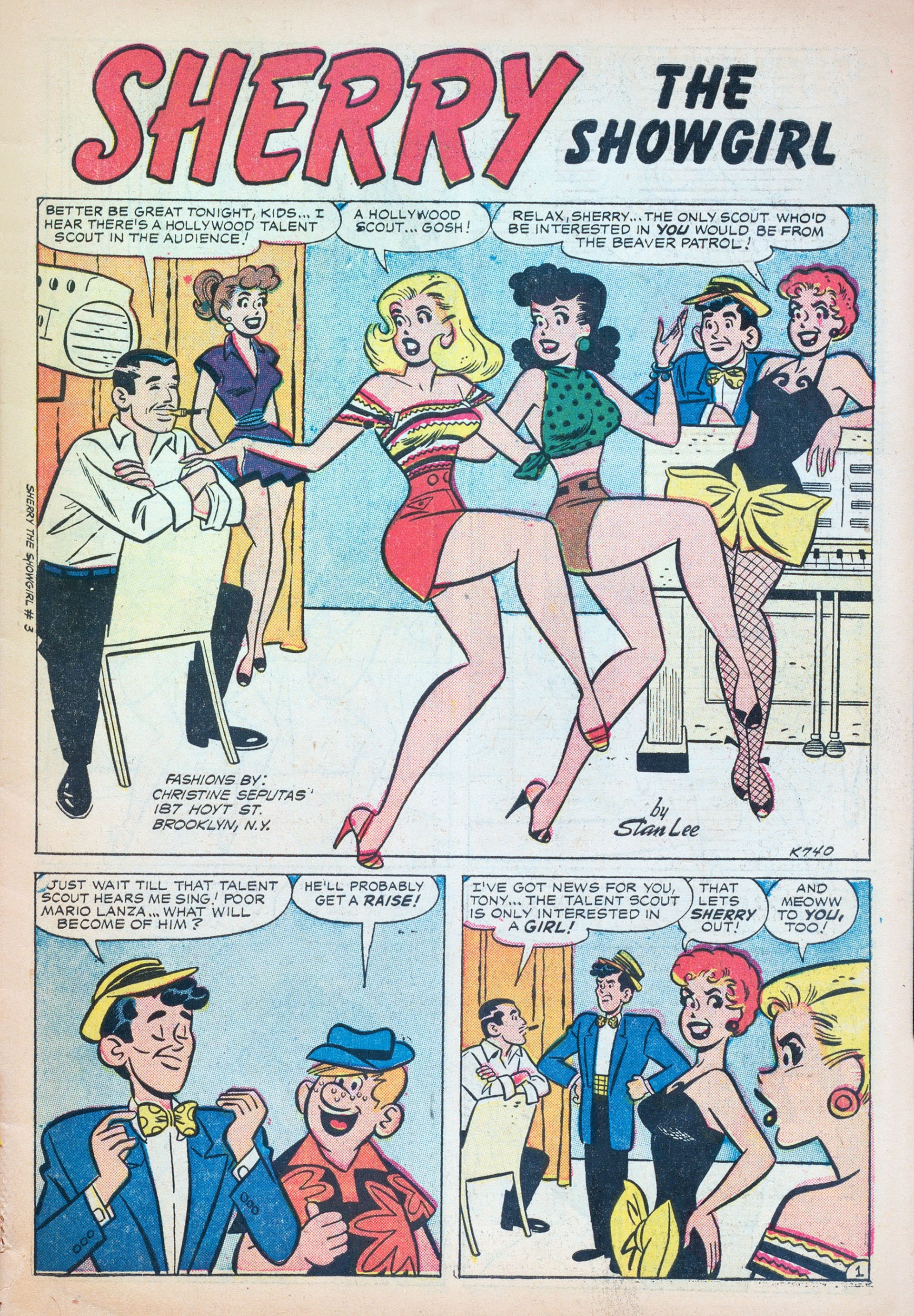 Read online Sherry the Showgirl (1956) comic -  Issue #3 - 3