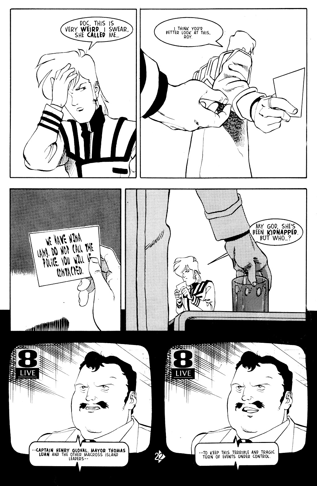 Read online Robotech: Return to Macross comic -  Issue #24 - 24