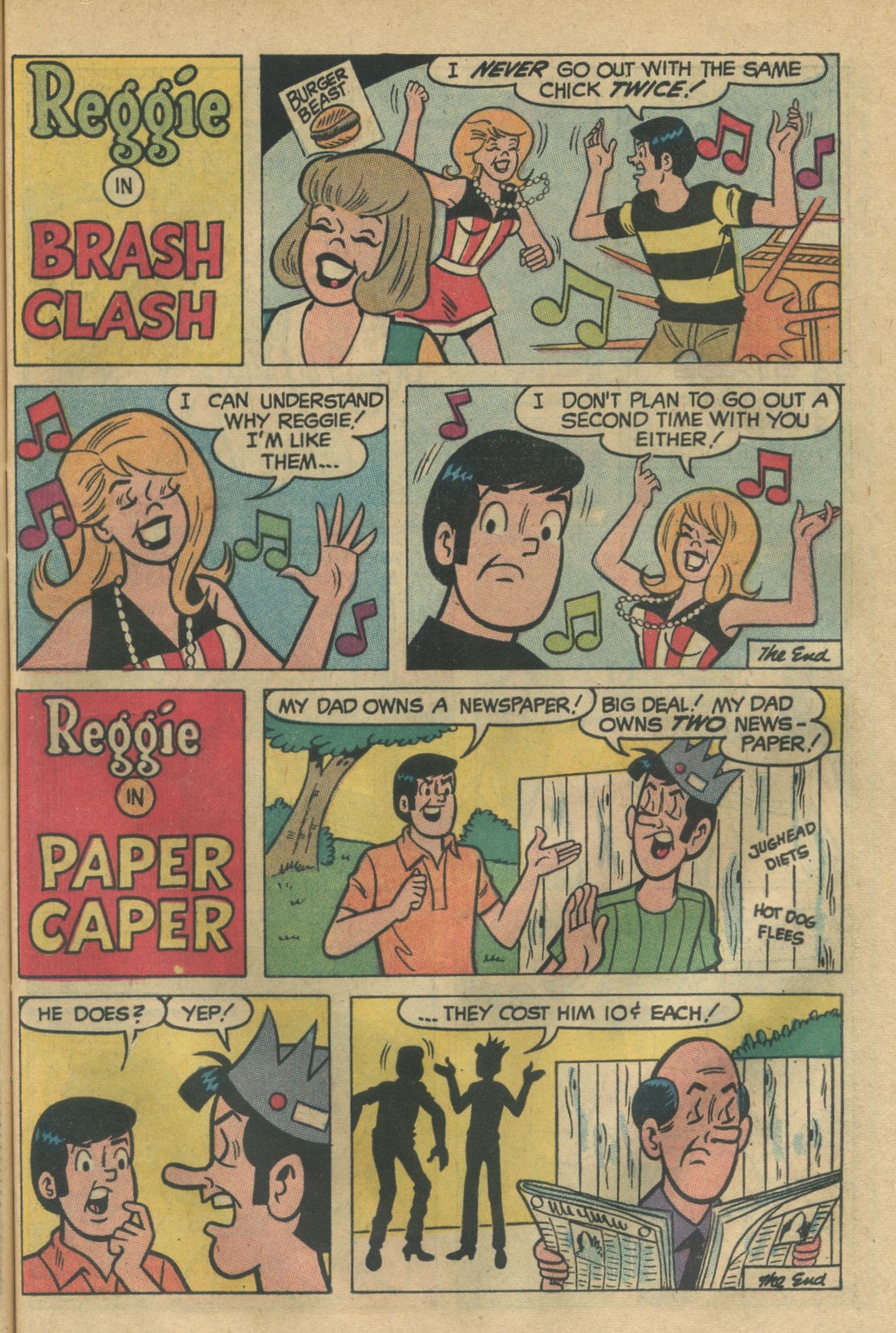 Read online Reggie's Wise Guy Jokes comic -  Issue #10 - 45