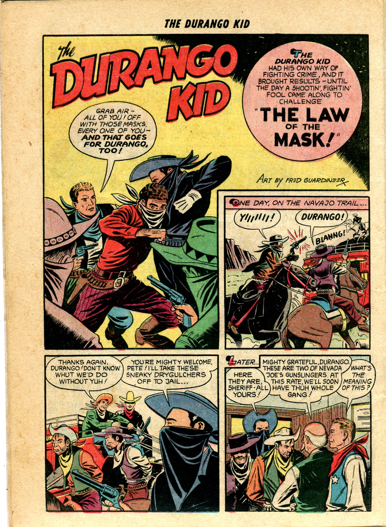 Read online Charles Starrett as The Durango Kid comic -  Issue #22 - 28