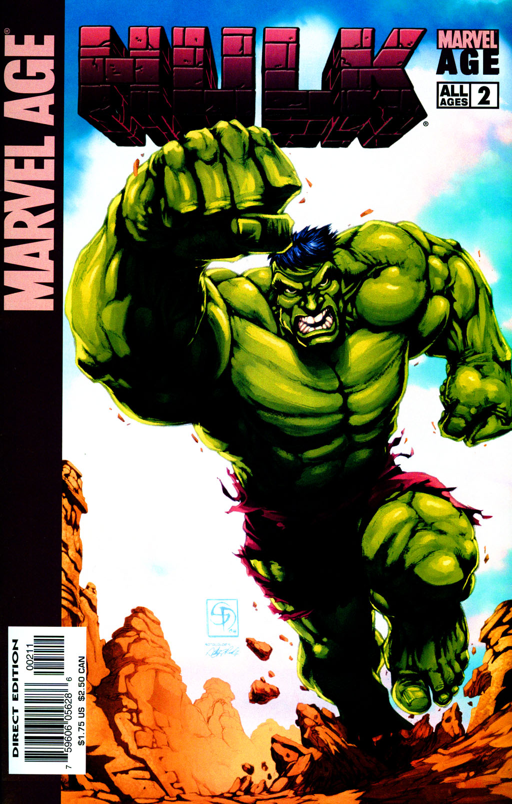 Read online Marvel Age Hulk comic -  Issue #2 - 1