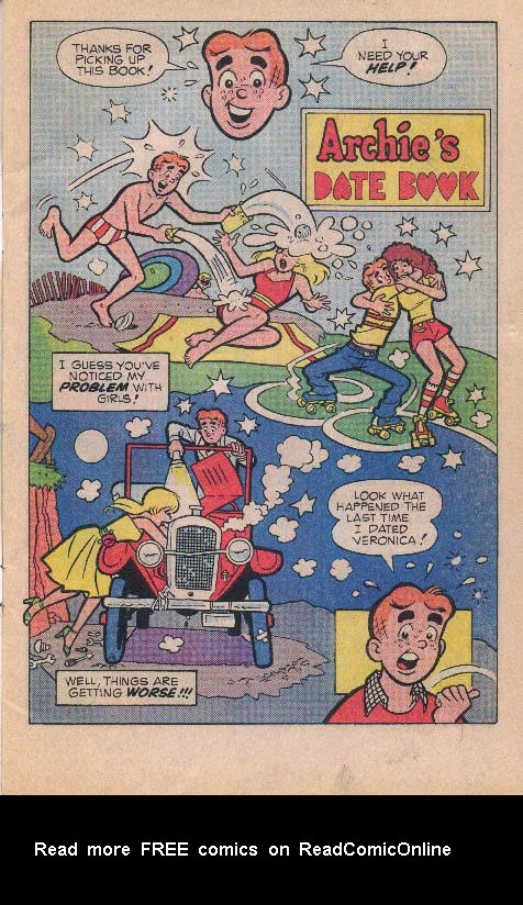 Read online Archie's Date Book comic -  Issue # Full - 3