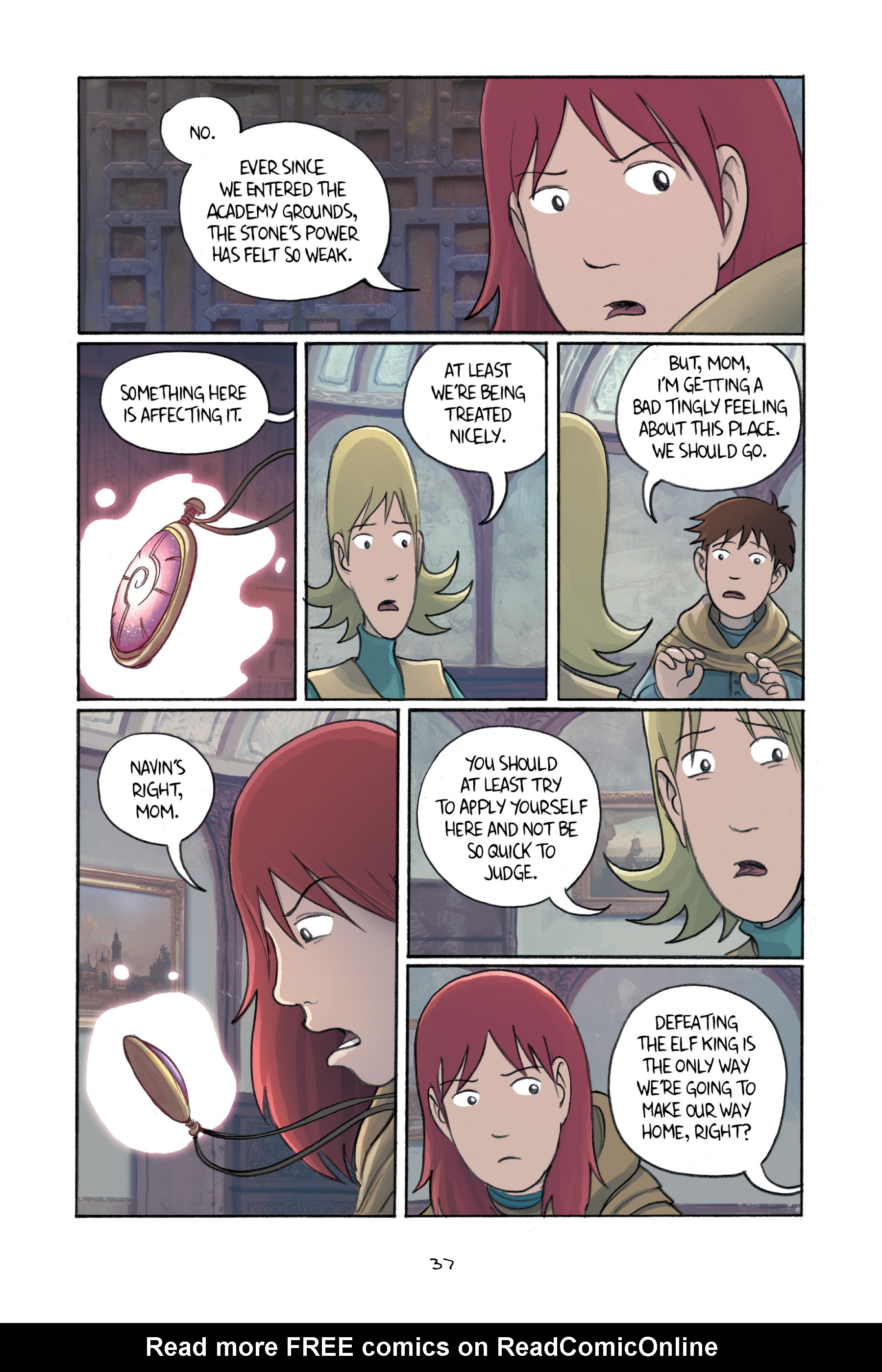 Read online Amulet comic -  Issue #4 - 39