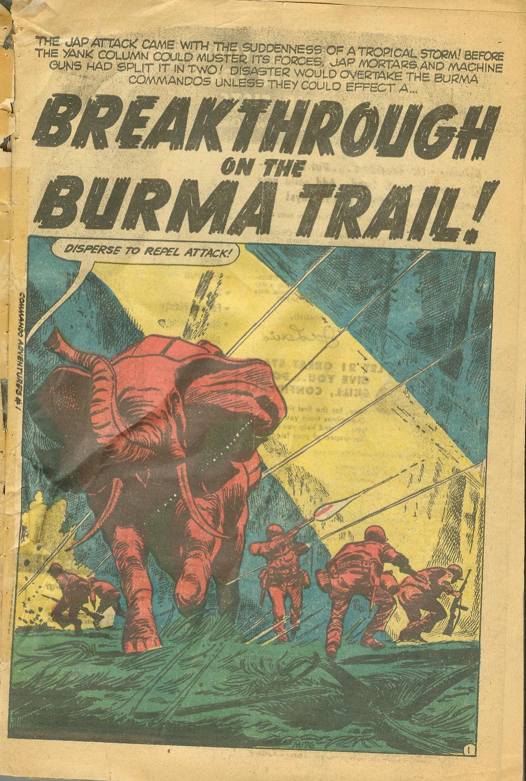 Read online Commando Adventures comic -  Issue #1 - 3