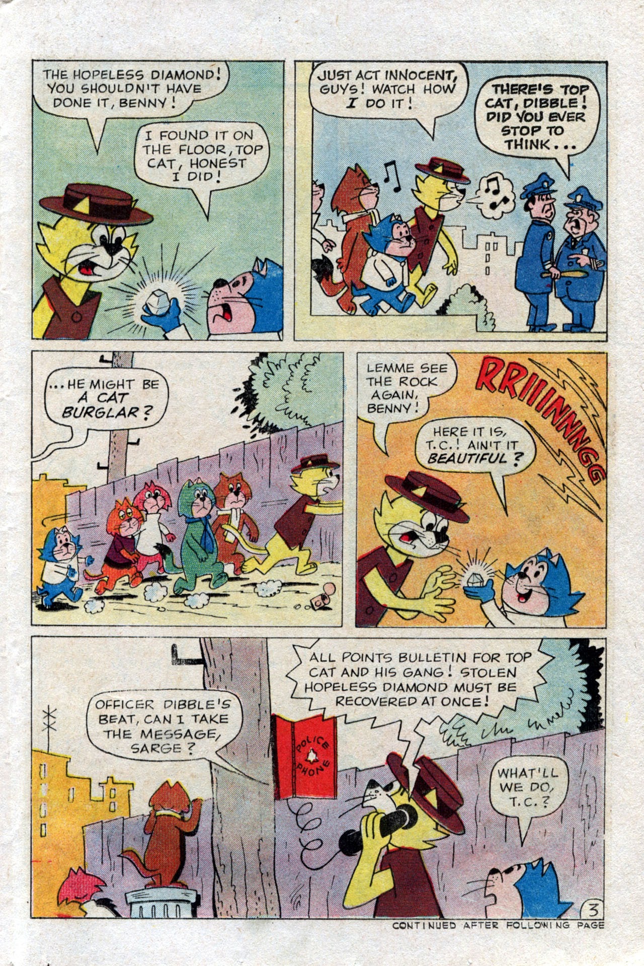 Read online Top Cat (1970) comic -  Issue #1 - 20